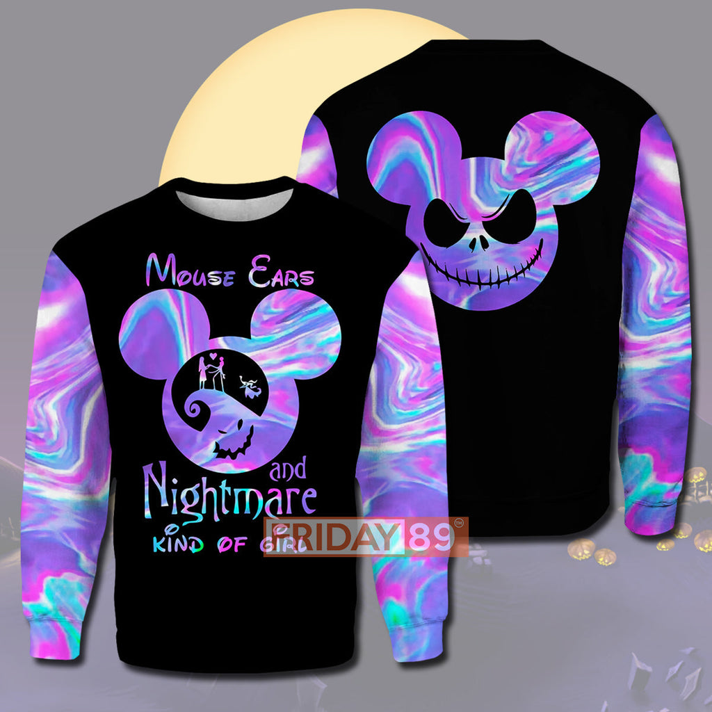 TNBC T-shirt Mouse Ears And Nightmare Kind Of Girl T-shirt DN Hoodie Sweater Tank