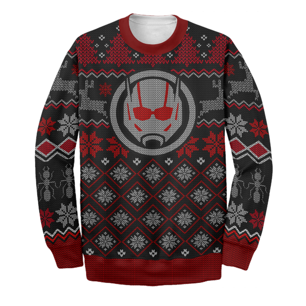 Gifury MV Antman Sweater AM Ugly Long Sleeve Printing Ugly Sweater MV Antman Sweatshirt 