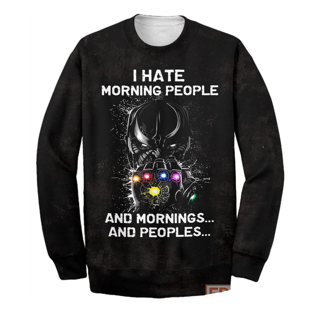  MV Hoodie TN Shirt - I Hate Morning People T-shirt MV Shirt Sweatshirt Tank 2024