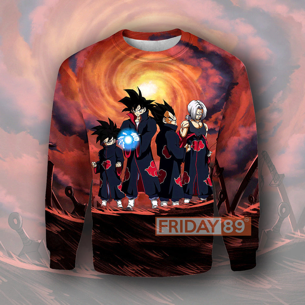  DB T-SHIRT DB SONGOKU VEGATA GOHAN TRUNKS AKATSUKI CLOUD T-SHIRT COOL DB HOODIE SWEATER TANK 