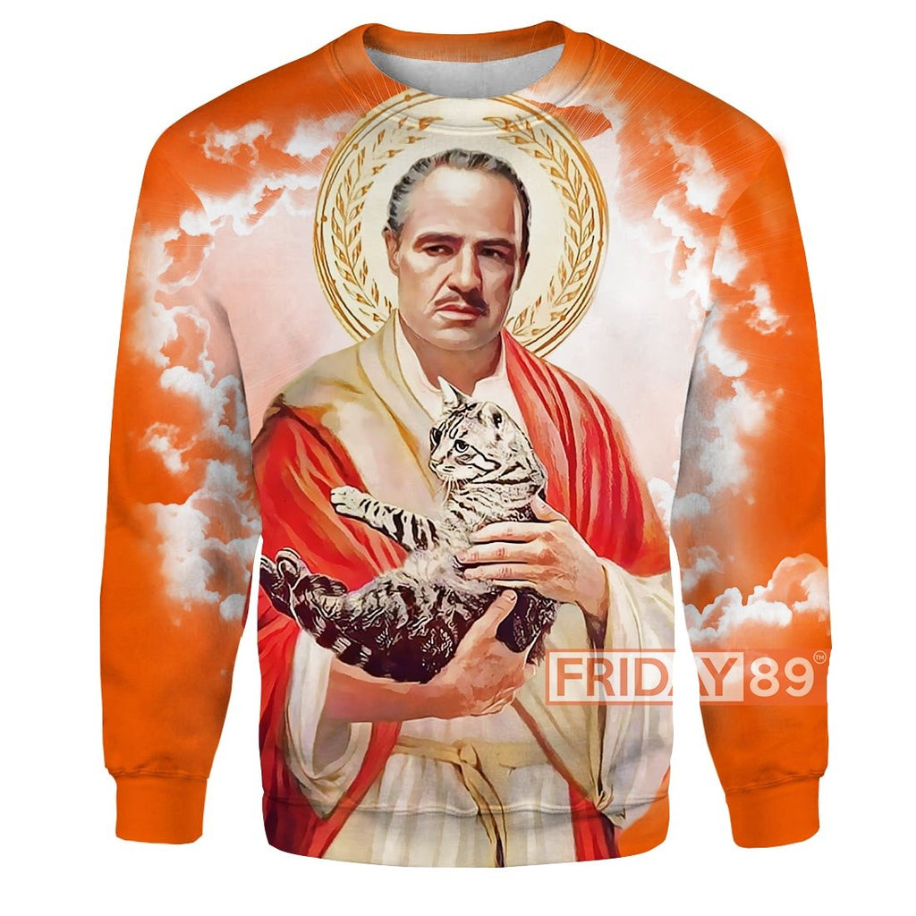  God-father Hoodie Vito Corleone The Saint God-father T-shirt Amazing God-father Hoodie Sweater Tank 2023