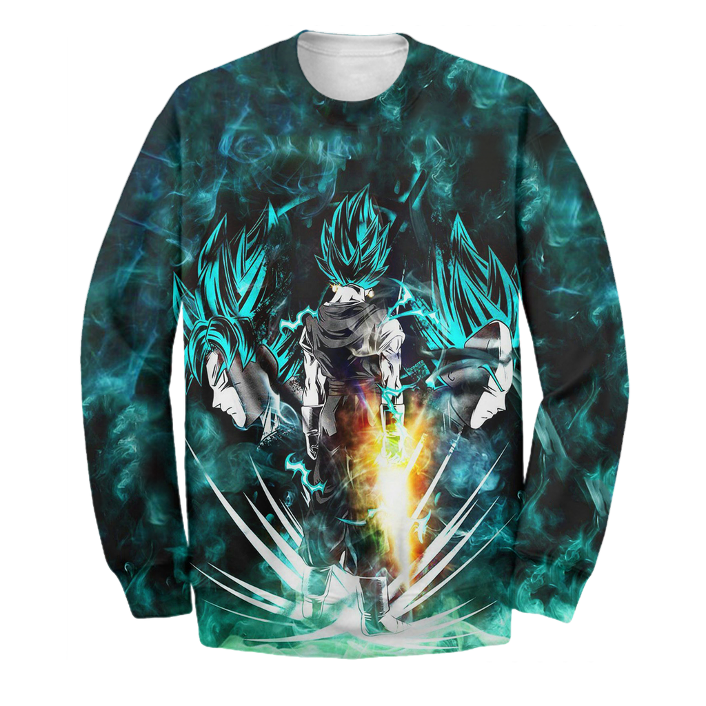  DB T-shirt Dragon Ball Shirt - GK VGT Fusion T-shirt Awesome DB Hoodie Sweater Zip 