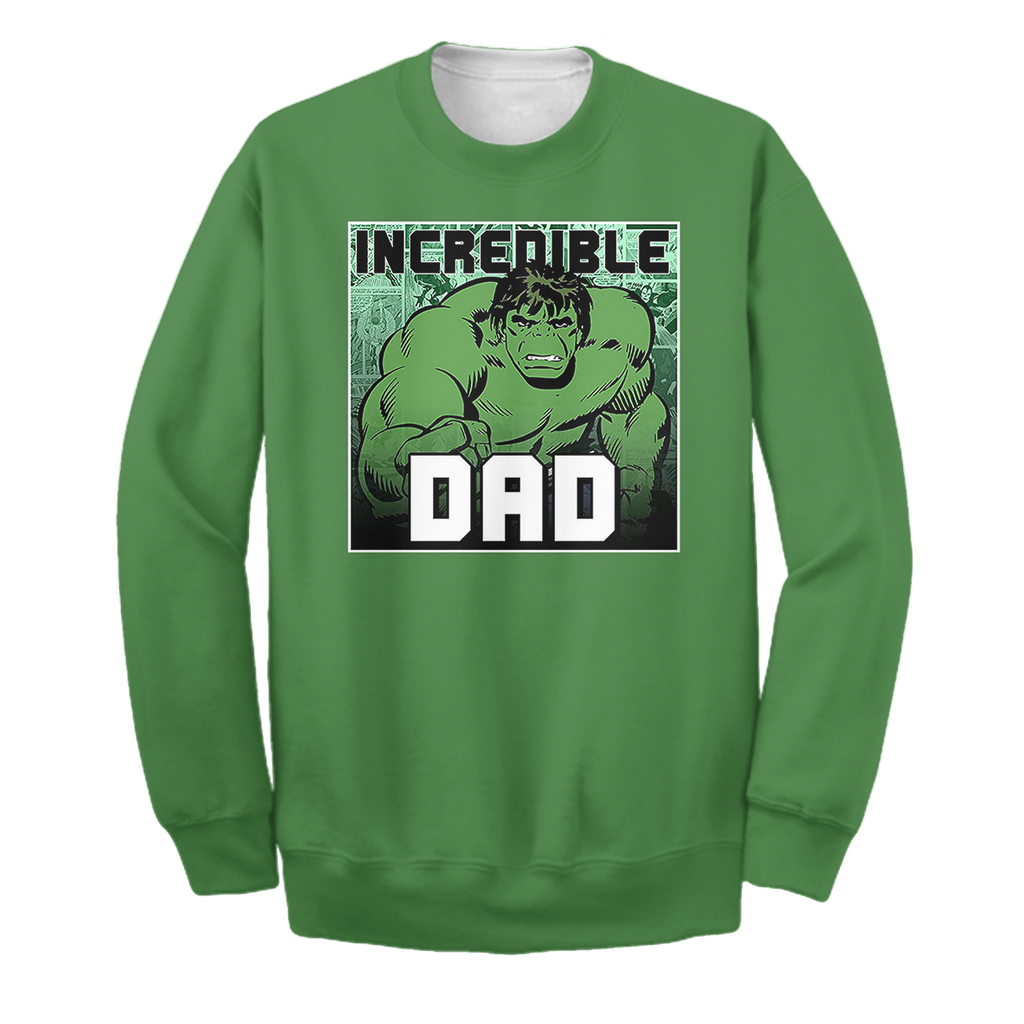  MV Hulk Hoodie TH Shirt - Incredible Dad T-shirt High Quality MV Hulk Shirt Sweater Tank 