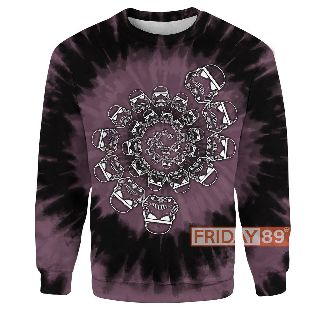  SW T-shirt Stormtrooper Circle Tie dye T-shirt Cool High Quality SW Hoodie Sweater Tank 2023