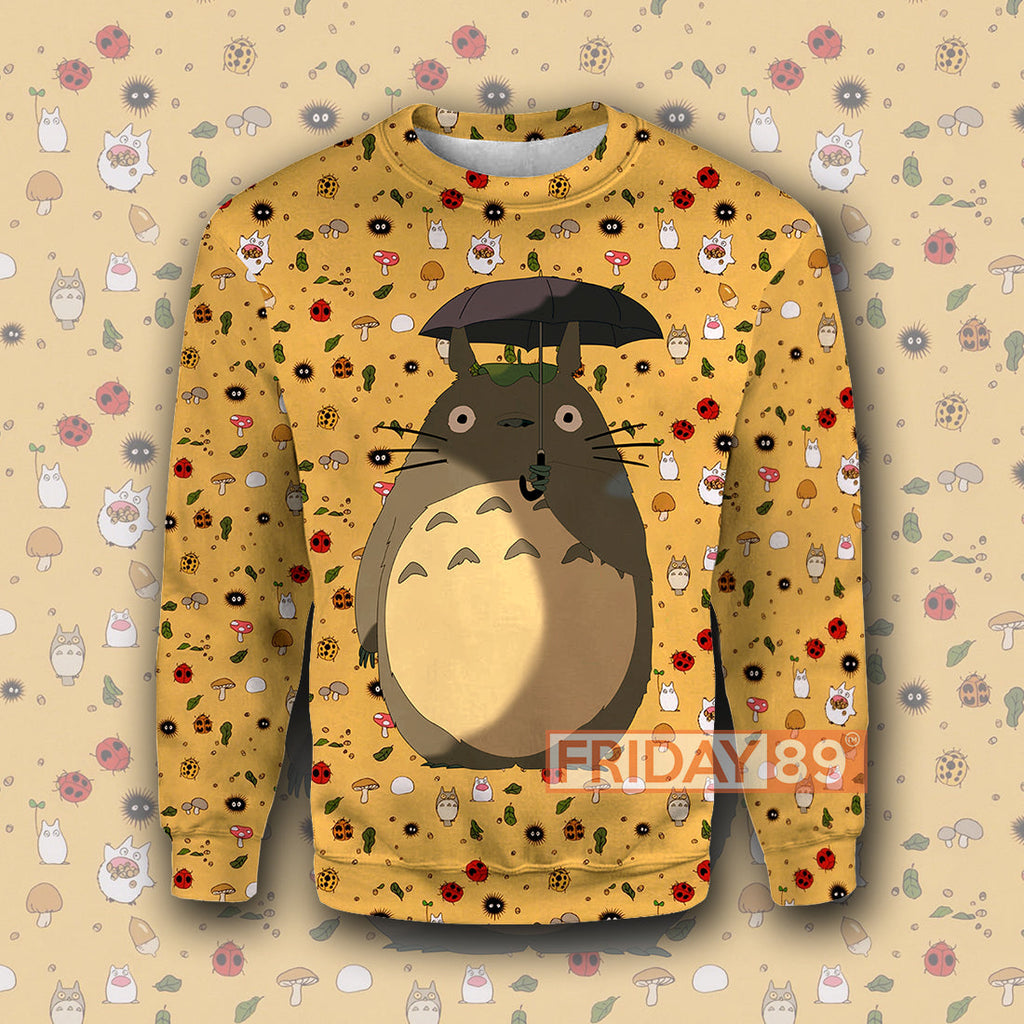  S.Ghibli T-shirt Adorable Totoro SS.Ghibli Chibi Pattern 3D PRINT T-shirt Awesome High Quality S.Ghibli Hoodie Sweater Tank 