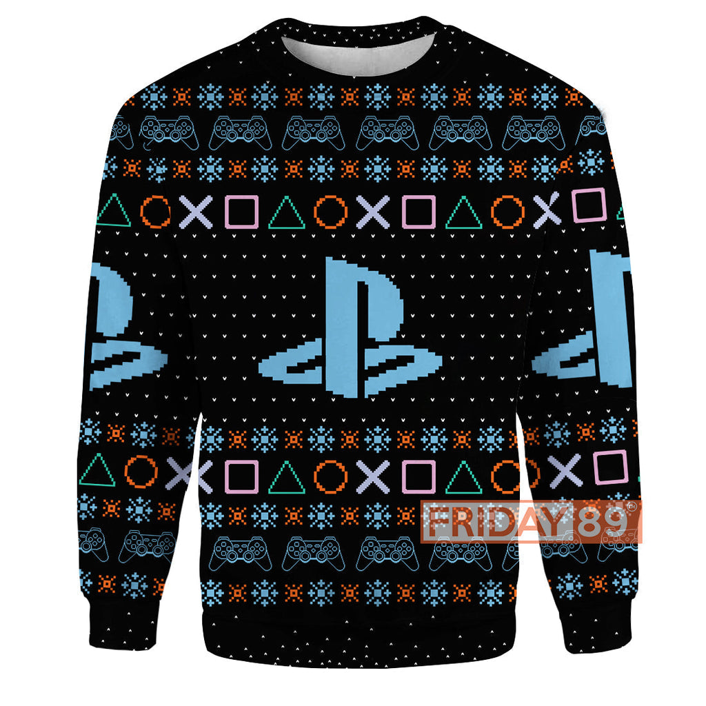  Games Hoodie PS 4 Games Logo Christmas Pattern T-shirt Awesome Games Shirt Sweater Tank 2023