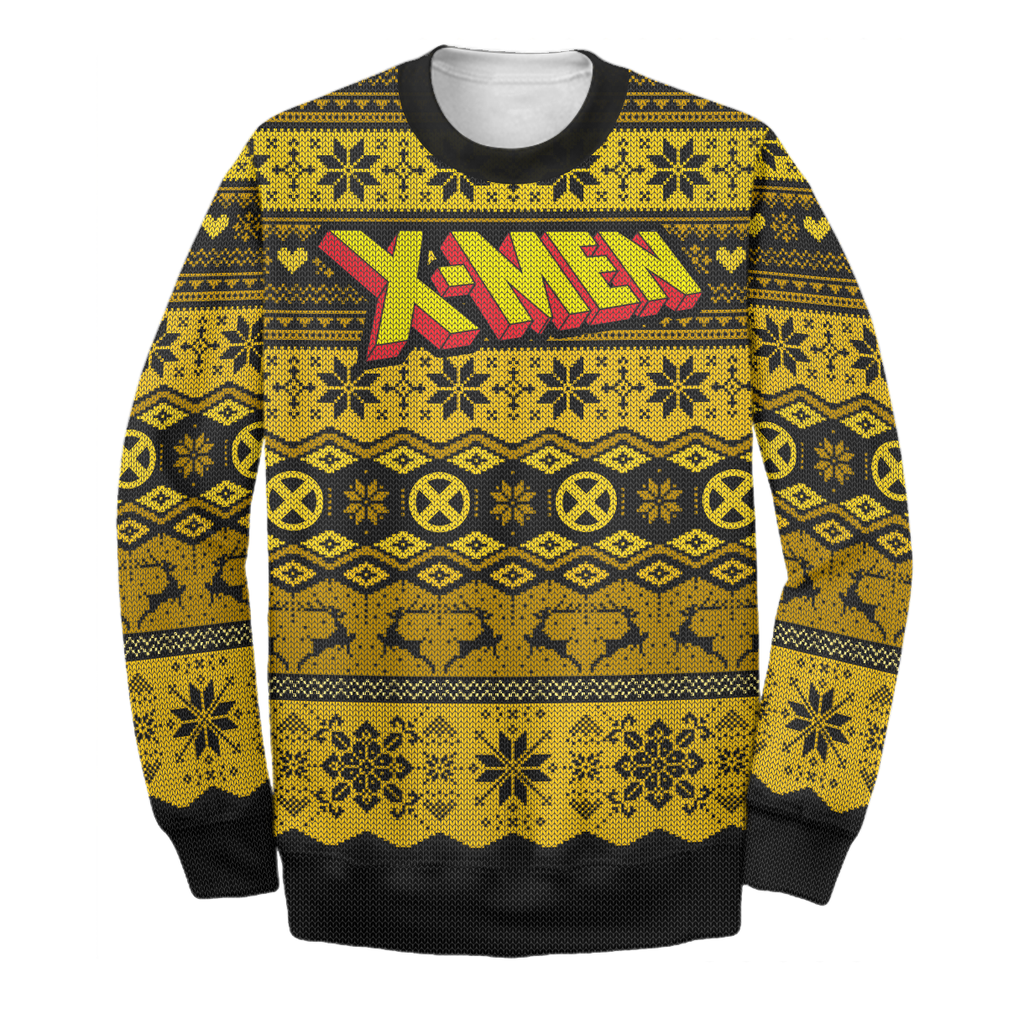  MV X-men Sweater X-men Ugly Long Sleeve Printing MV X-men Sweatshirt 