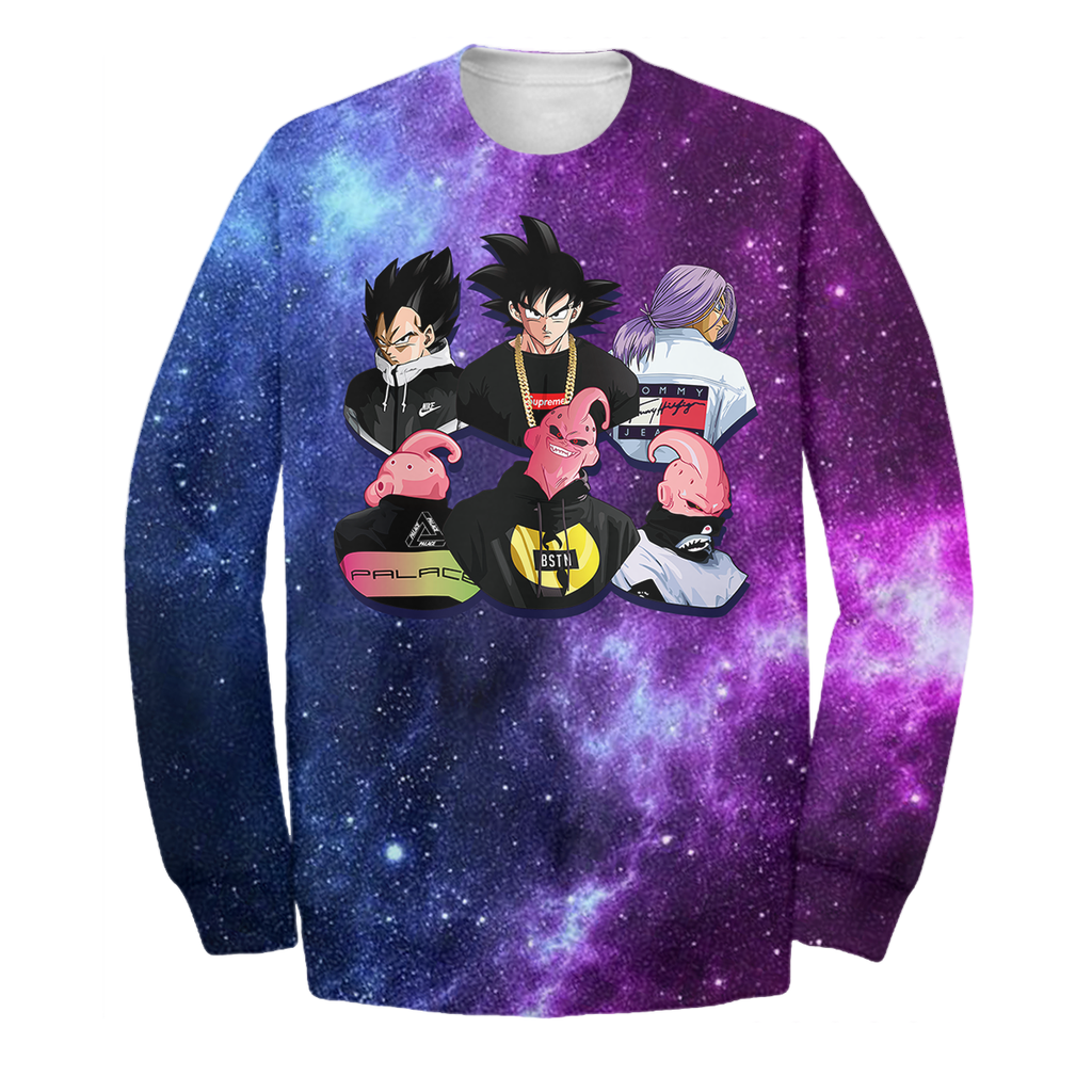  DB T-shirt Dragon Ball Squad T-shirt Awesome DB Hoodie Sweater Zip 