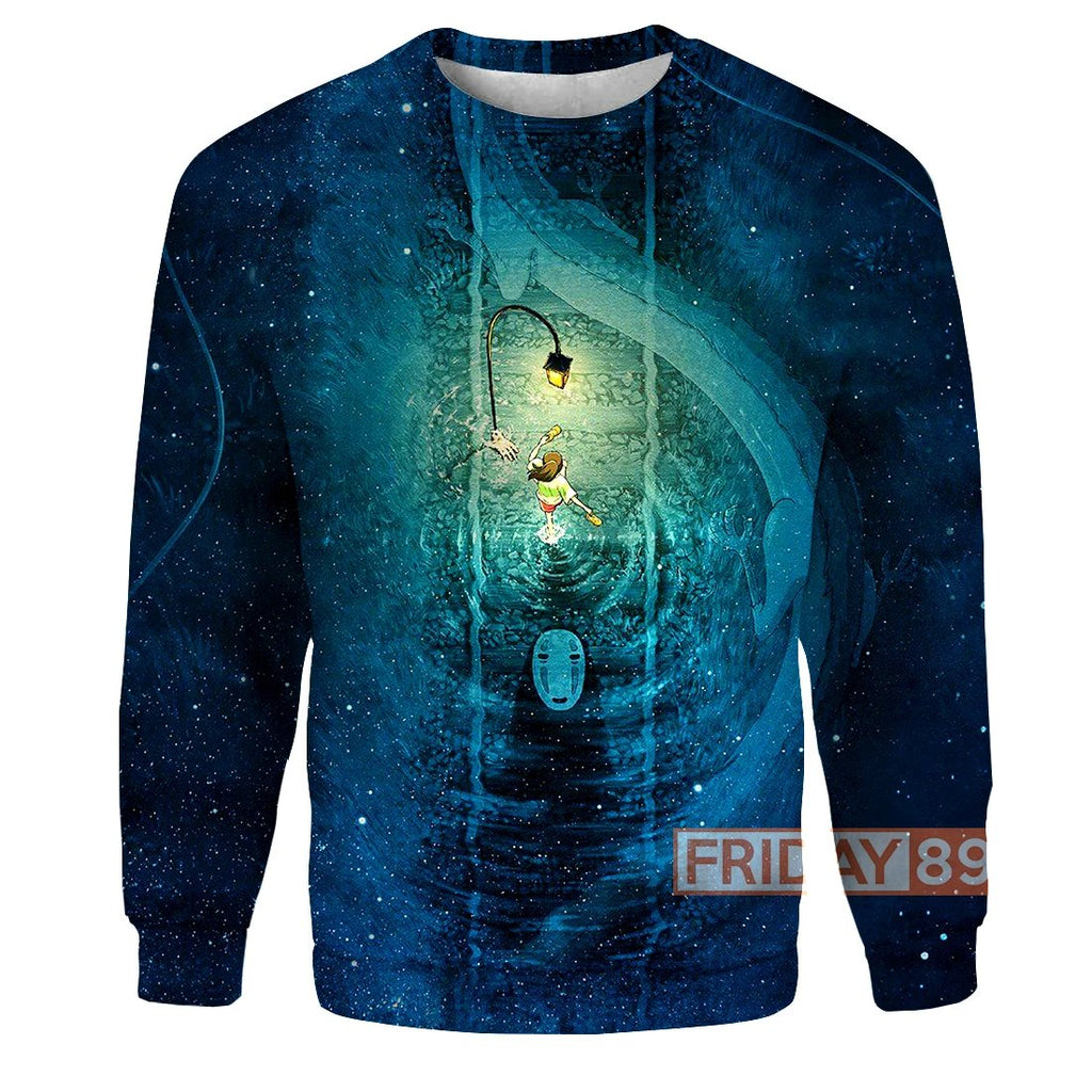  S.Ghibli Spirited Away Hoodie S.Ghibli Spirited Away No Face T-shirt Awesome S.Ghibli Shirt Sweater Tank 