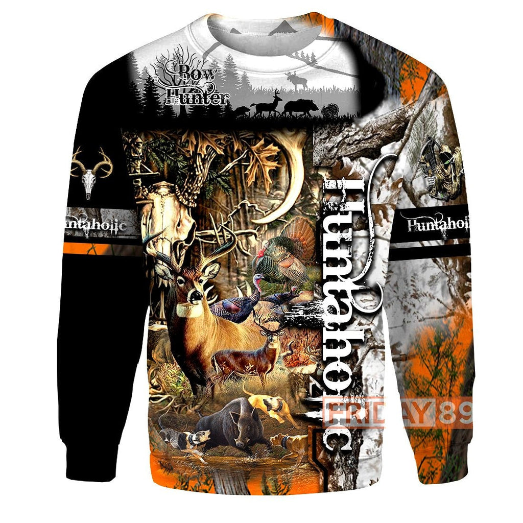 Gifury Hunting Hoodie Huntaholic Hunting Wildlife Animals 3D Hoodie For Hunters T-shirt Hunting Shirt Sweater Tank 2023