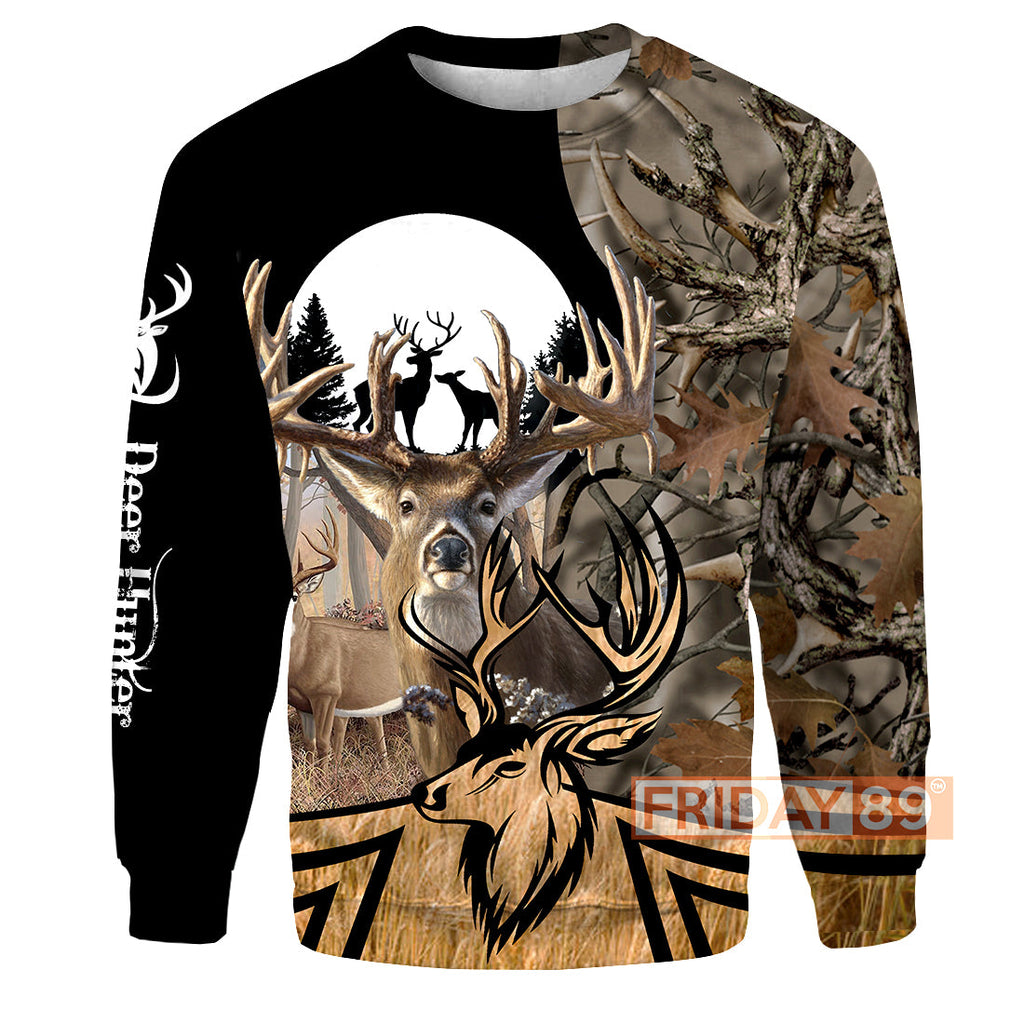 Gifury Hunting Hoodie Deer Hunting Deers Shadow Forest Art T-shirt Hunting Shirt Sweater Tank 2024