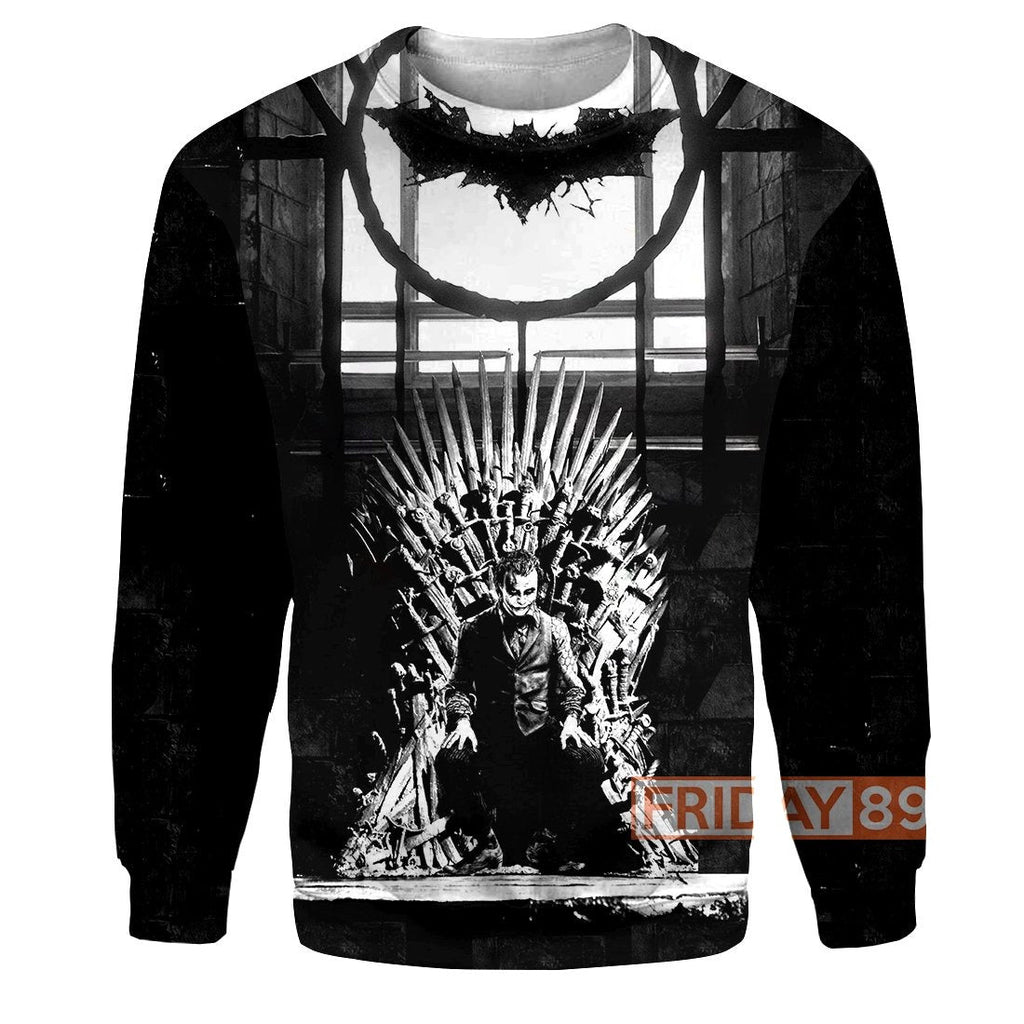  DC GOT Shirt 3D Print Gotham Thrones Shirt Amazing DC GOT Hoodie Sweater Tank