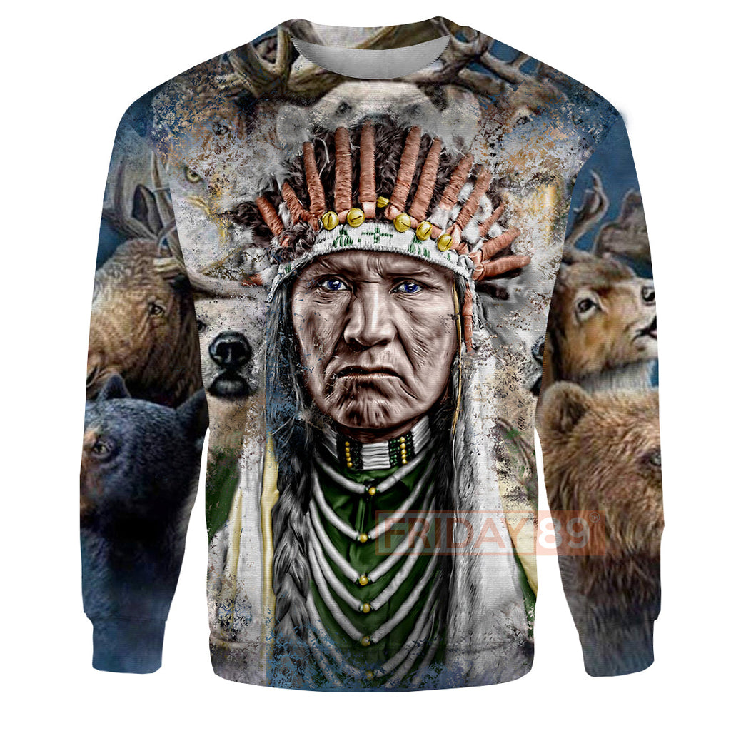 Gifury Native American Hoodie Native American - The Nez Perce Tribe T-shirt Native American Shirt Sweater Tank 2022