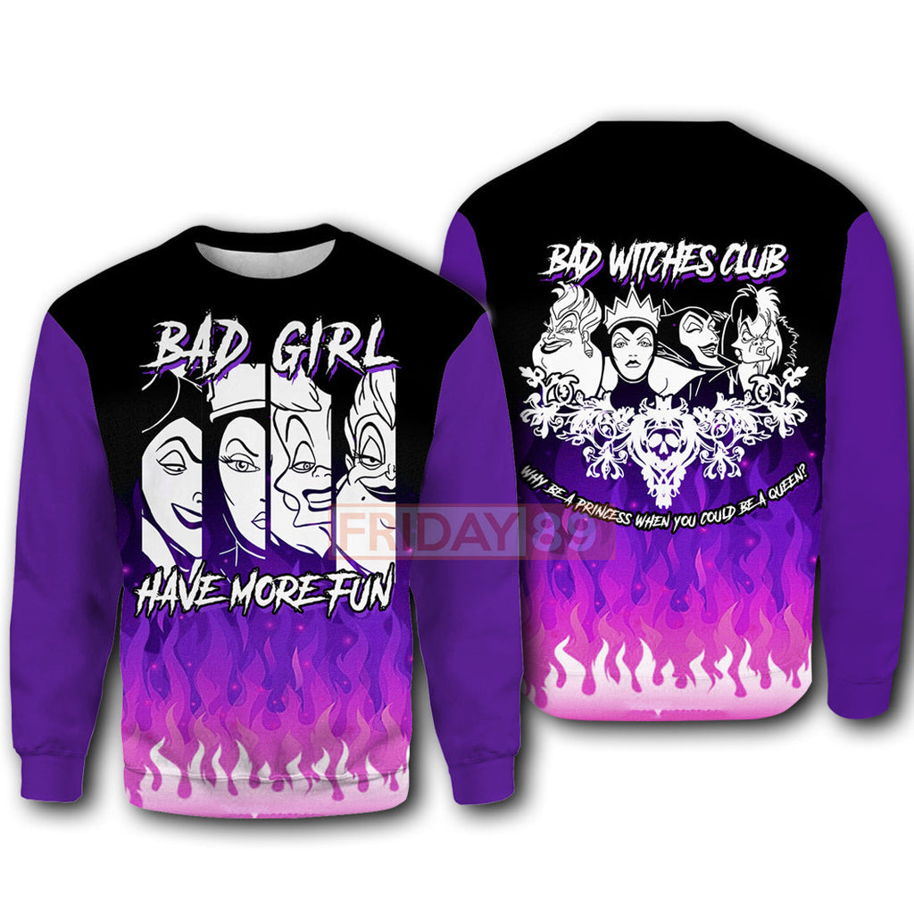DN Villain T-shirt Bad Girl Have More Fun T-shirt Cool DN Villain Hoodie Sweater Tank