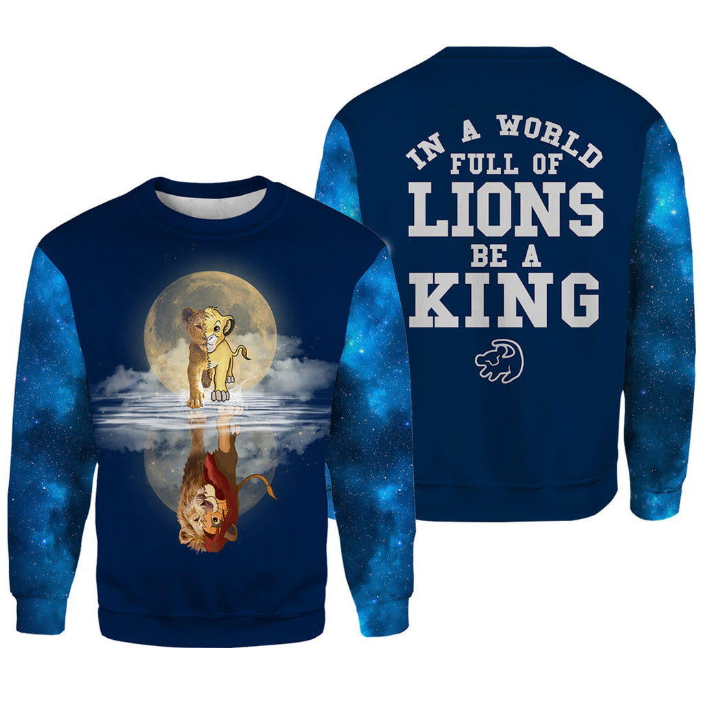 LK T-shirt 3D Print Be A King T-shirt Awesome DN Hoodie Sweater Tank