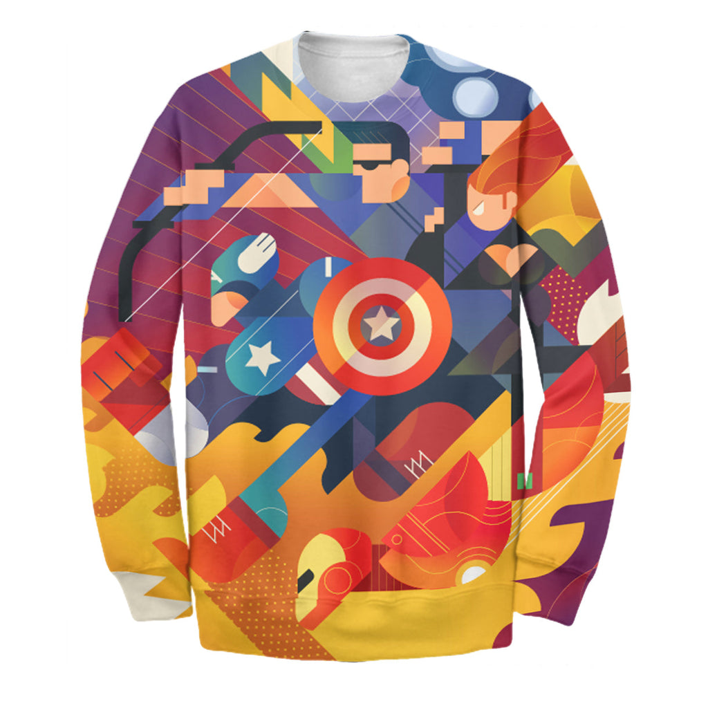  MV Avengers Hoodie Super Avengers 3D Print T-shirt Awesome MV Avengers Shirt Sweater Tank 2024