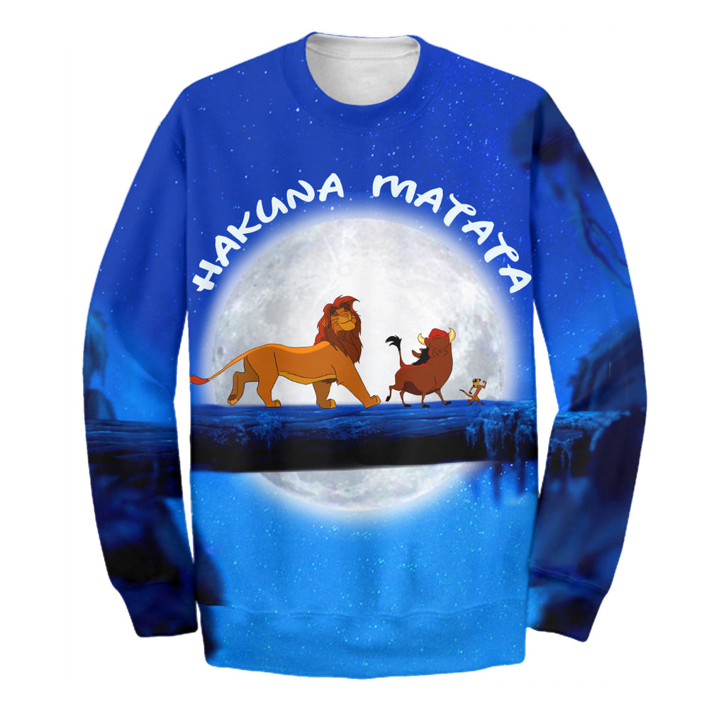 LK T-shirt It Means No Worries - Hakuna Matata Shirt Amazing DN Hoodie Sweater Tank