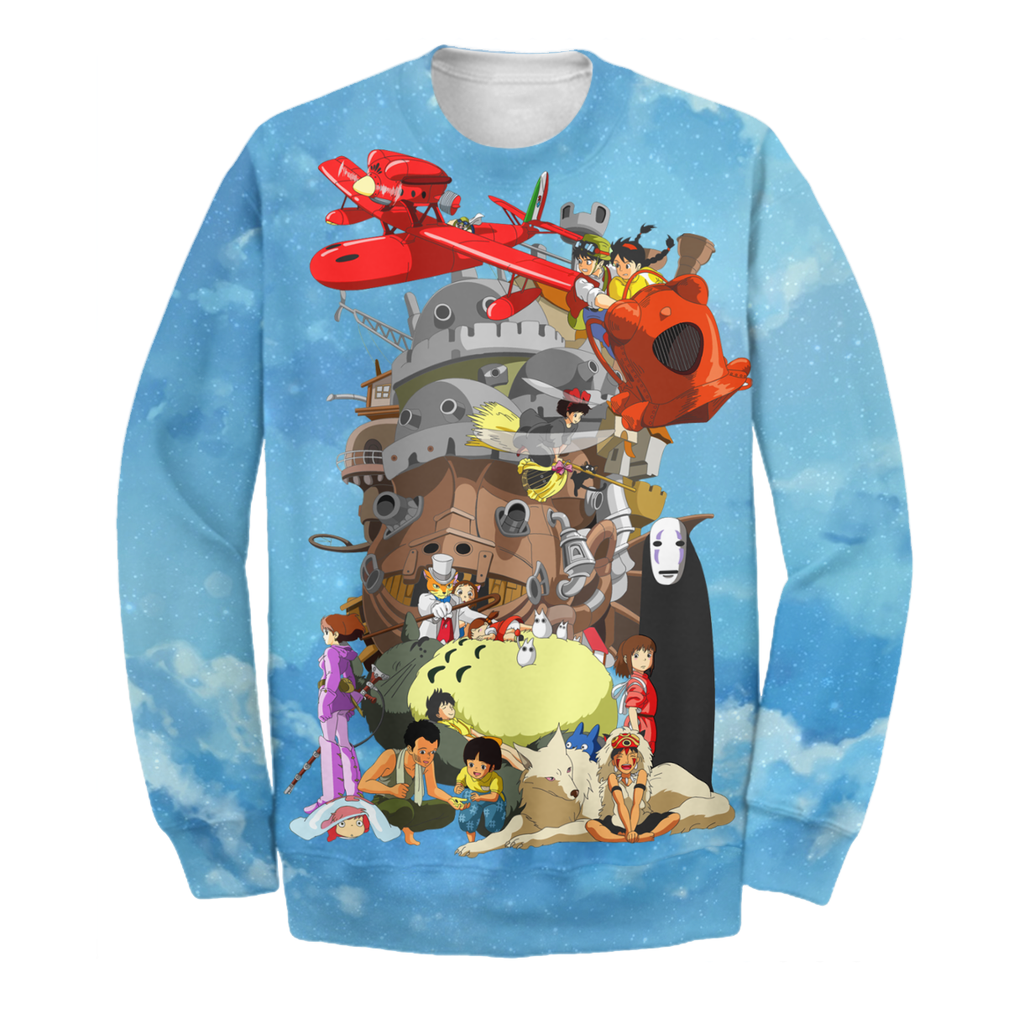  S.Ghibli Hoodie Studio S.Ghibli 3D print T-shirt Amazing S.Ghibli Shirt Sweater Tank 