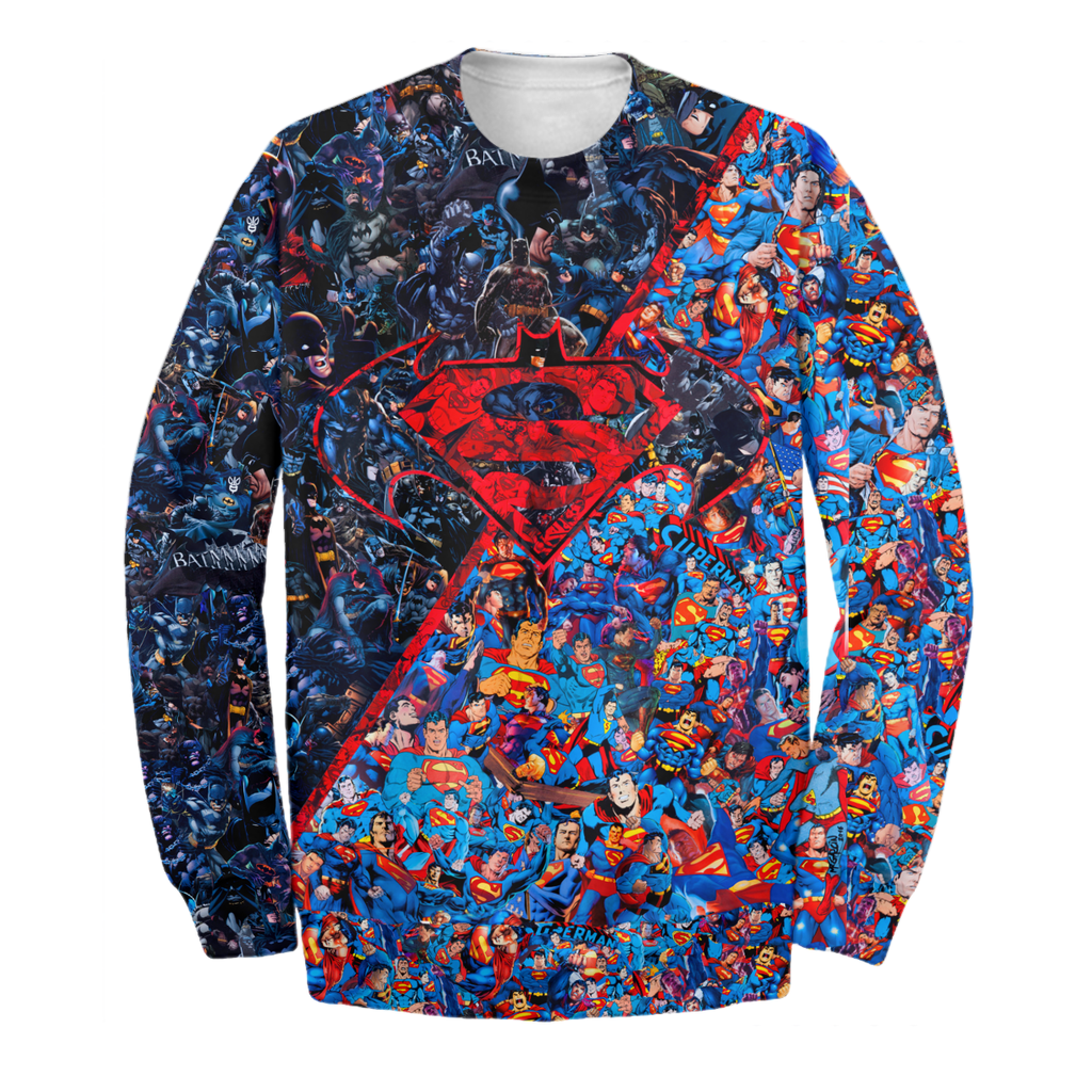  DC Hoodie Superman & Batman 3D Print T-shirt Awesome DC Shirt Sweater Tank 2024