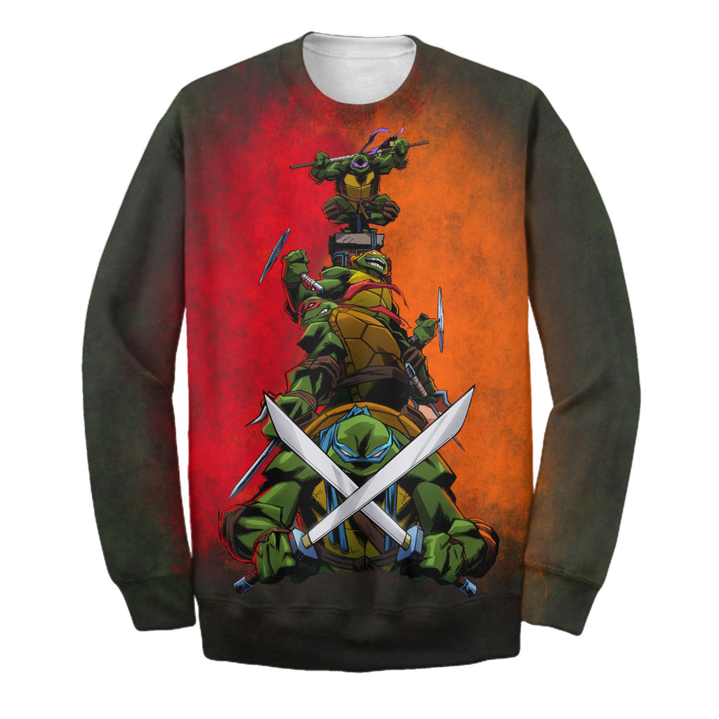  TMNT Hoodie Nijia Turtles 3D Print T-shirt Awesome TMNT Shirt Sweater Tank 2024