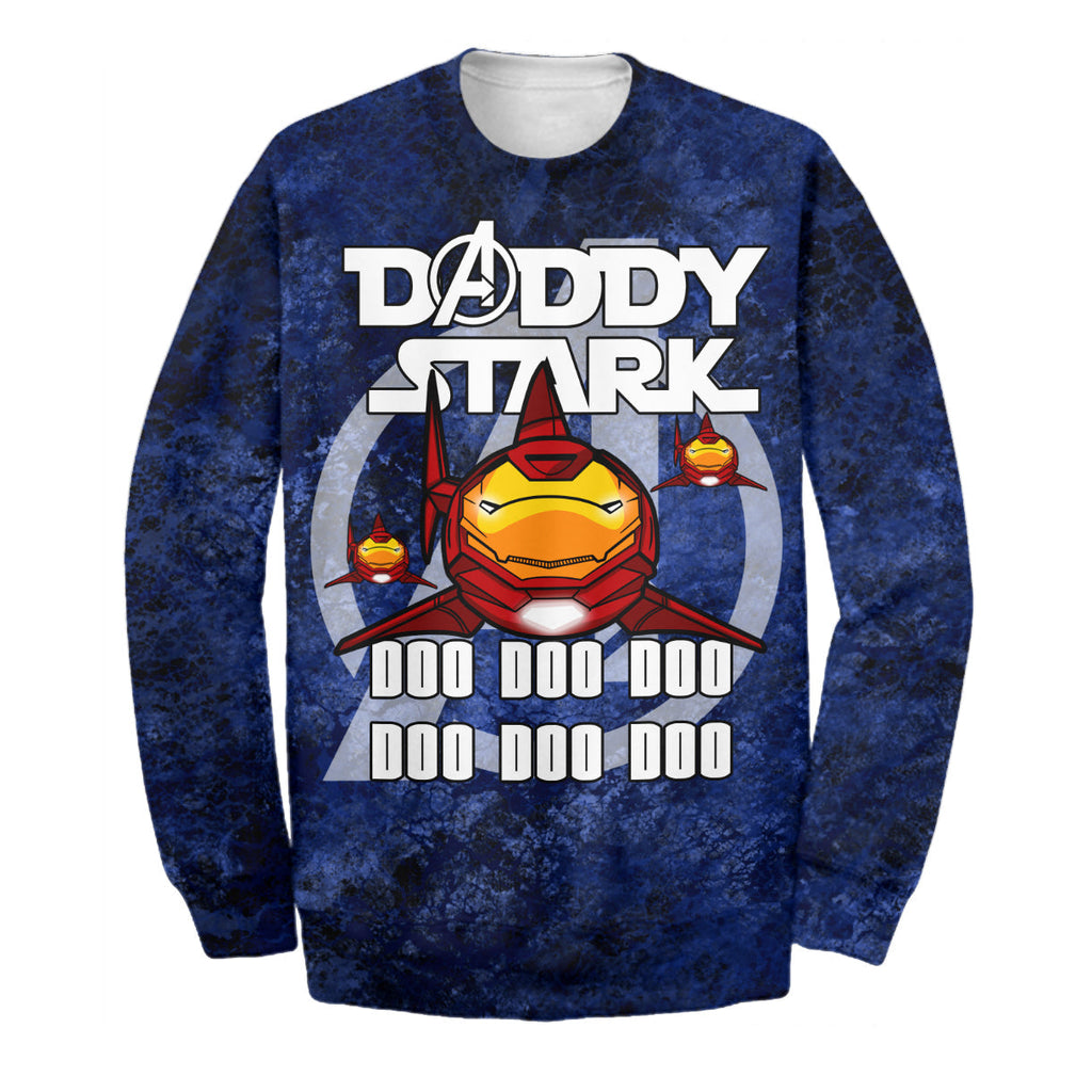  MV Shark T-shirt Daddy Stark version 2 T-shirt High Quality MV Shark Hoodie Sweater Tank 2023