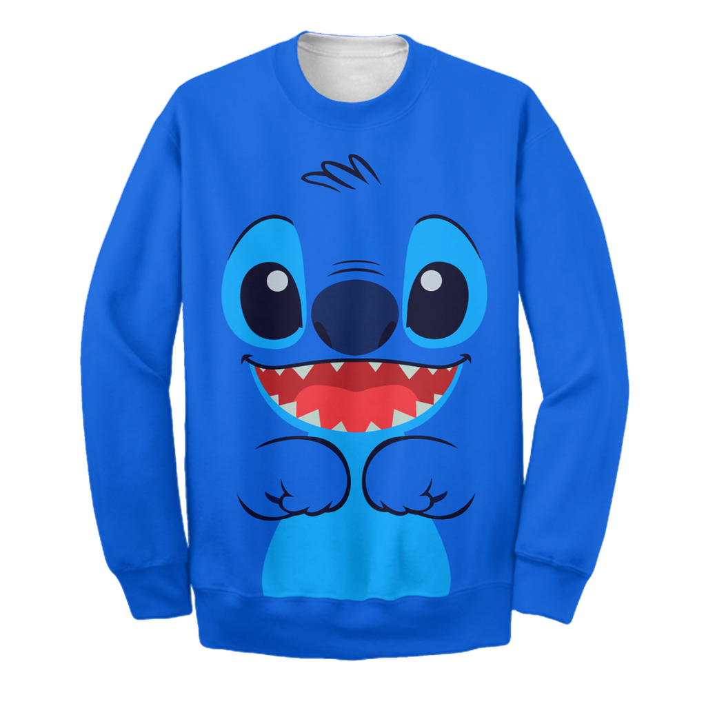 Stitch Hoodie Blue Stitch 3D Print T-shirt DN Shirt Sweater Tank