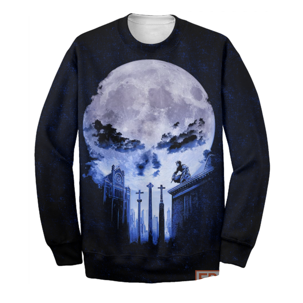  Punisher MV T-shirt Punisher Blue Moon 3D Print T-shirt MV Punisher Hoodie Sweater Tank 2024