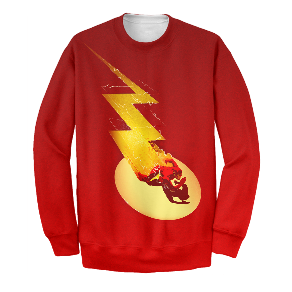  DC The Flash Hoodie The Flash Super Hero 3D Print Shirt DC The Flash Shirt Sweater Tank