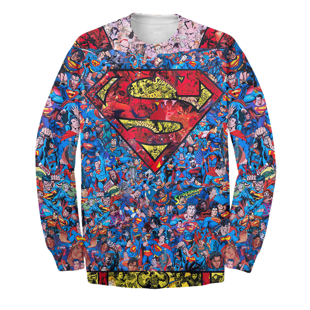  DC Super M Hoodie Super M Pattern T-shirt Awesome DC Shirt Sweater Zip Tank 