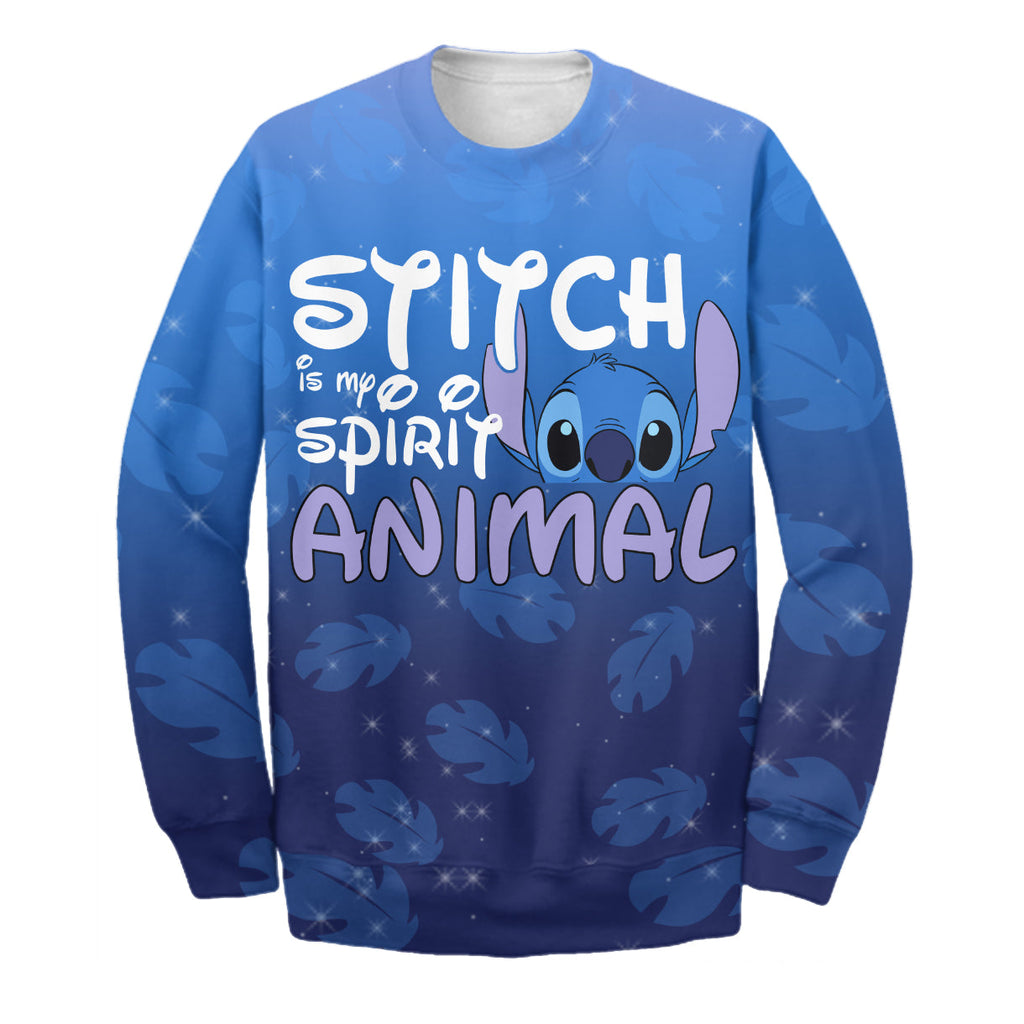 Stitch T-shirt Stitch is my spirit animal T-shirt Awesome DN Hoodie Sweater Tank