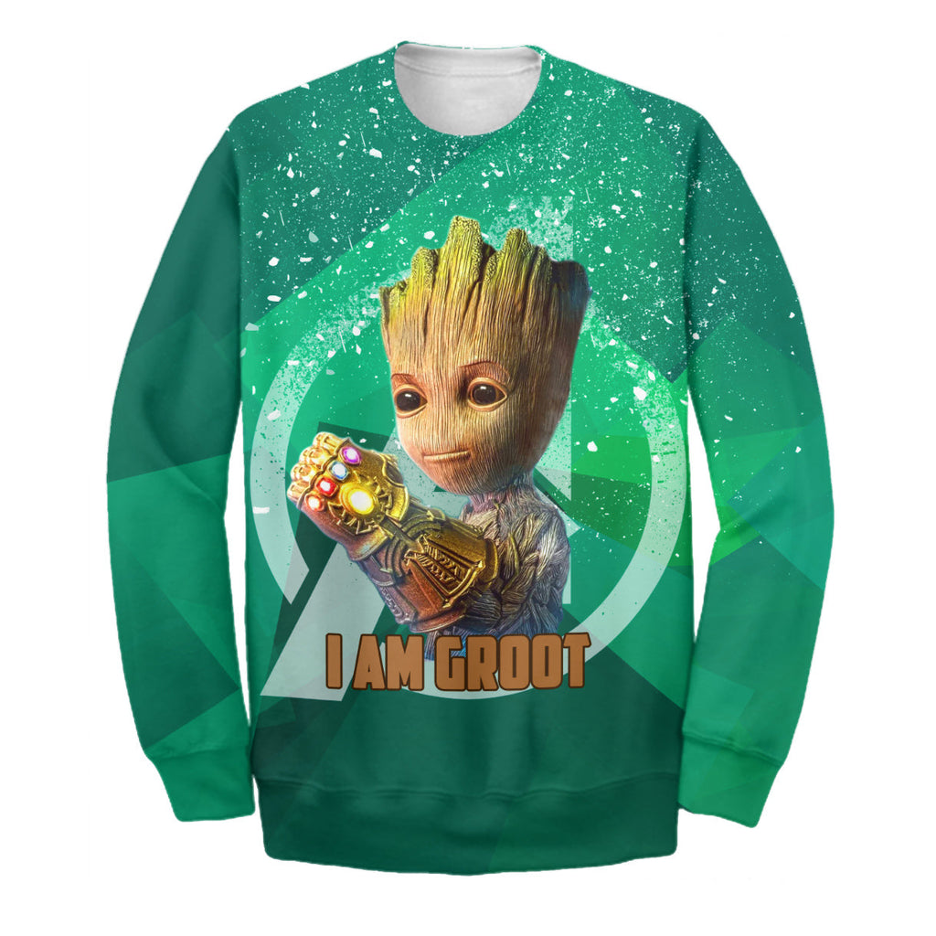  MV Hoodie I Am Groot 3D Print T-shirt Awesome MV Shirt Sweater Tank 2024