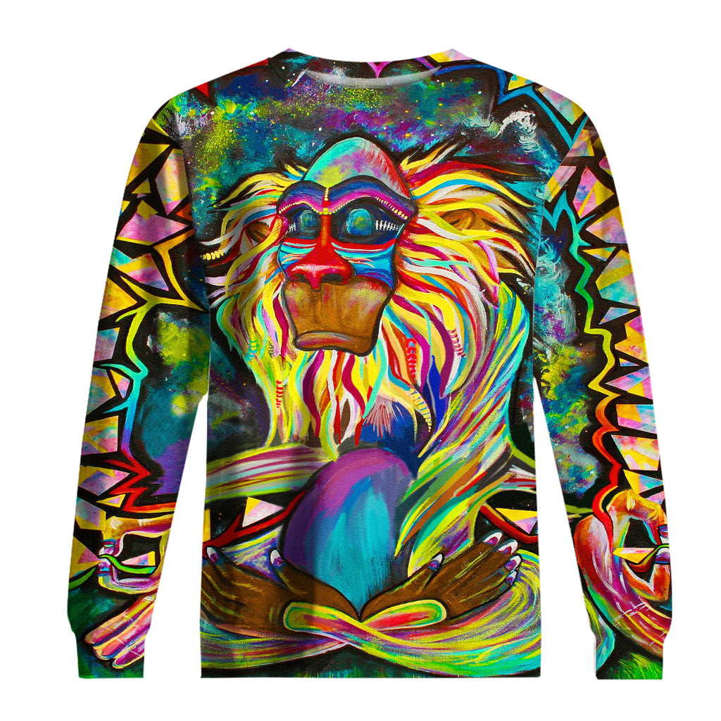 LK T-shirt 3D Print MEDITATING RAFIKI HOODIE Awesome DN Hoodie Sweater Tank