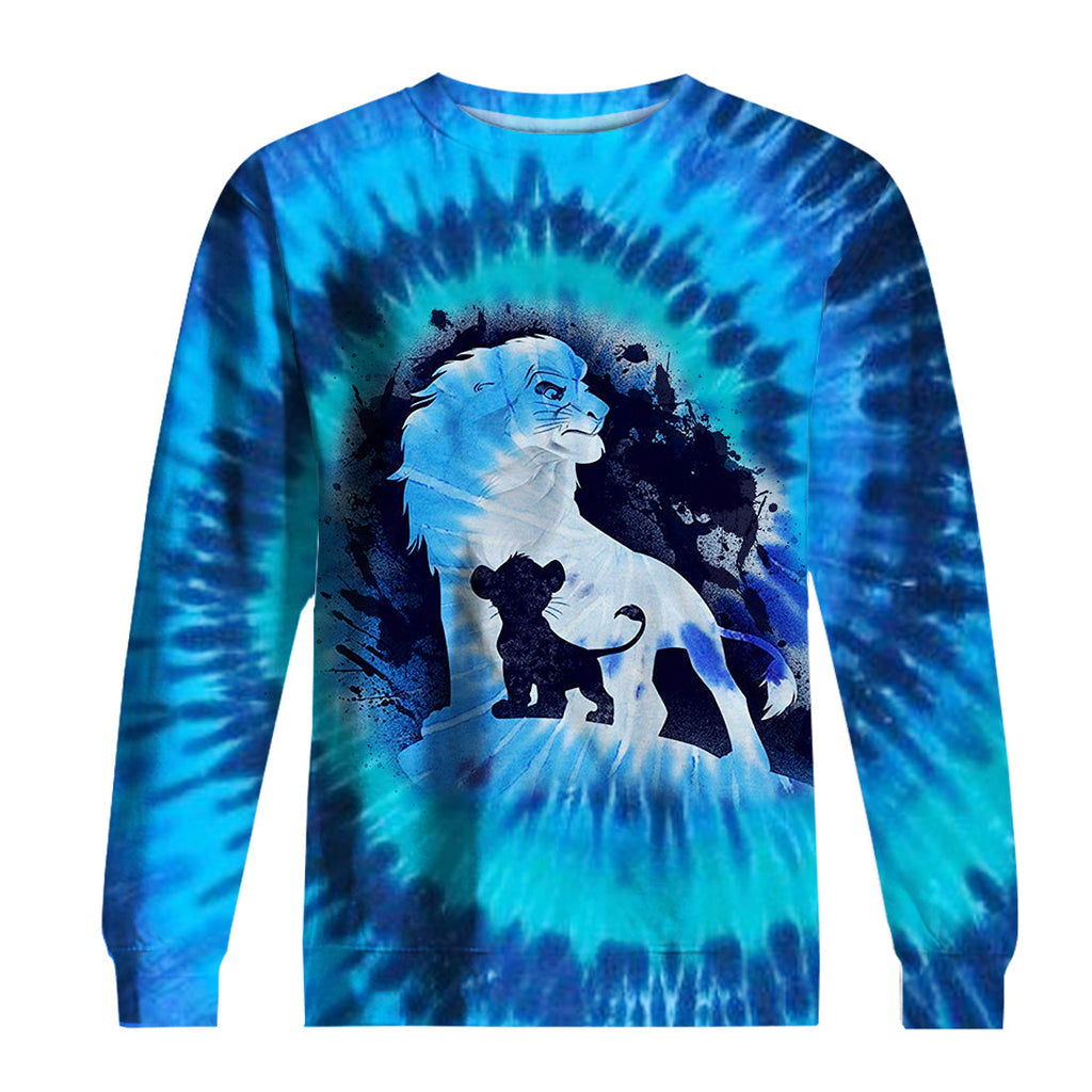 LK T-shirt Lion King Tie Dye T-shirt High Quality DN Hoodie Sweater Tank