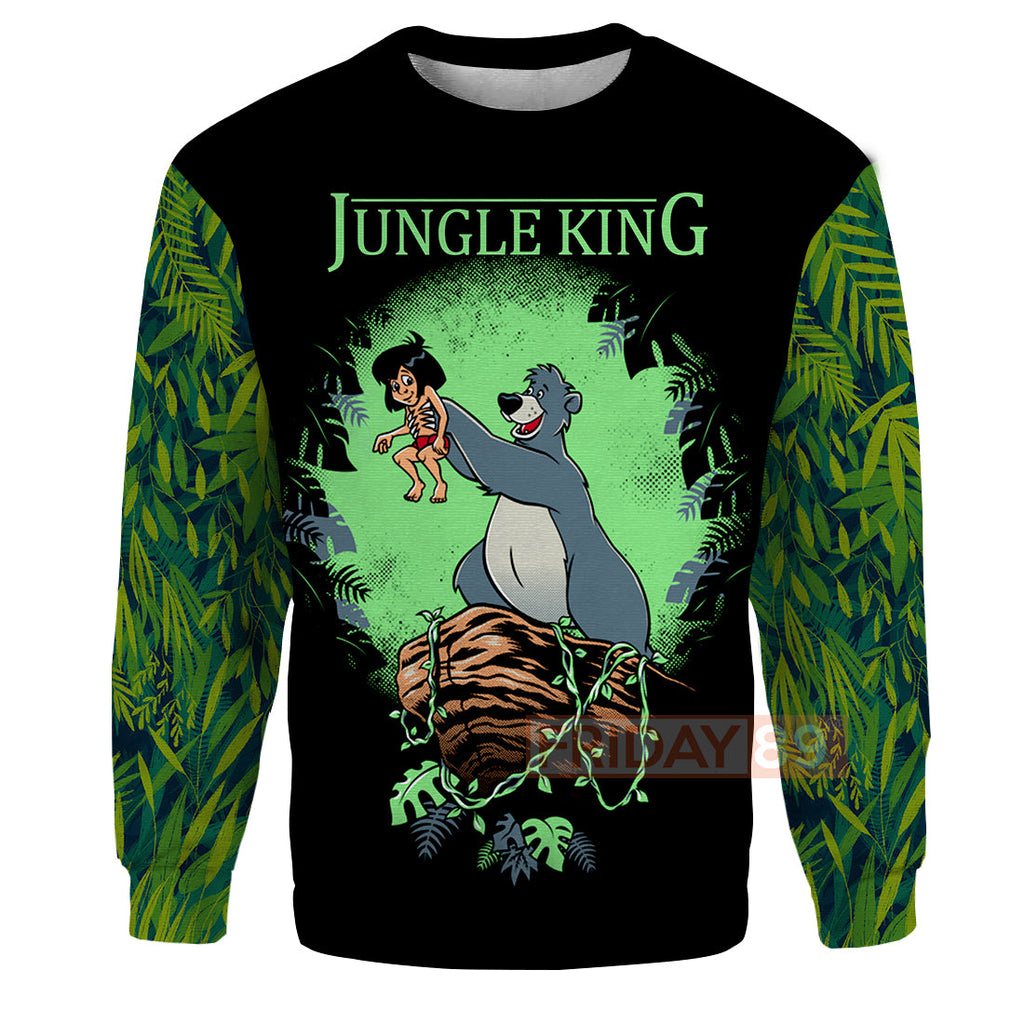 Jungle Book T-shirt Jungle King The Jungle Book Art 3D Print T-shirt Awesome DN Hoodie Sweater Tank