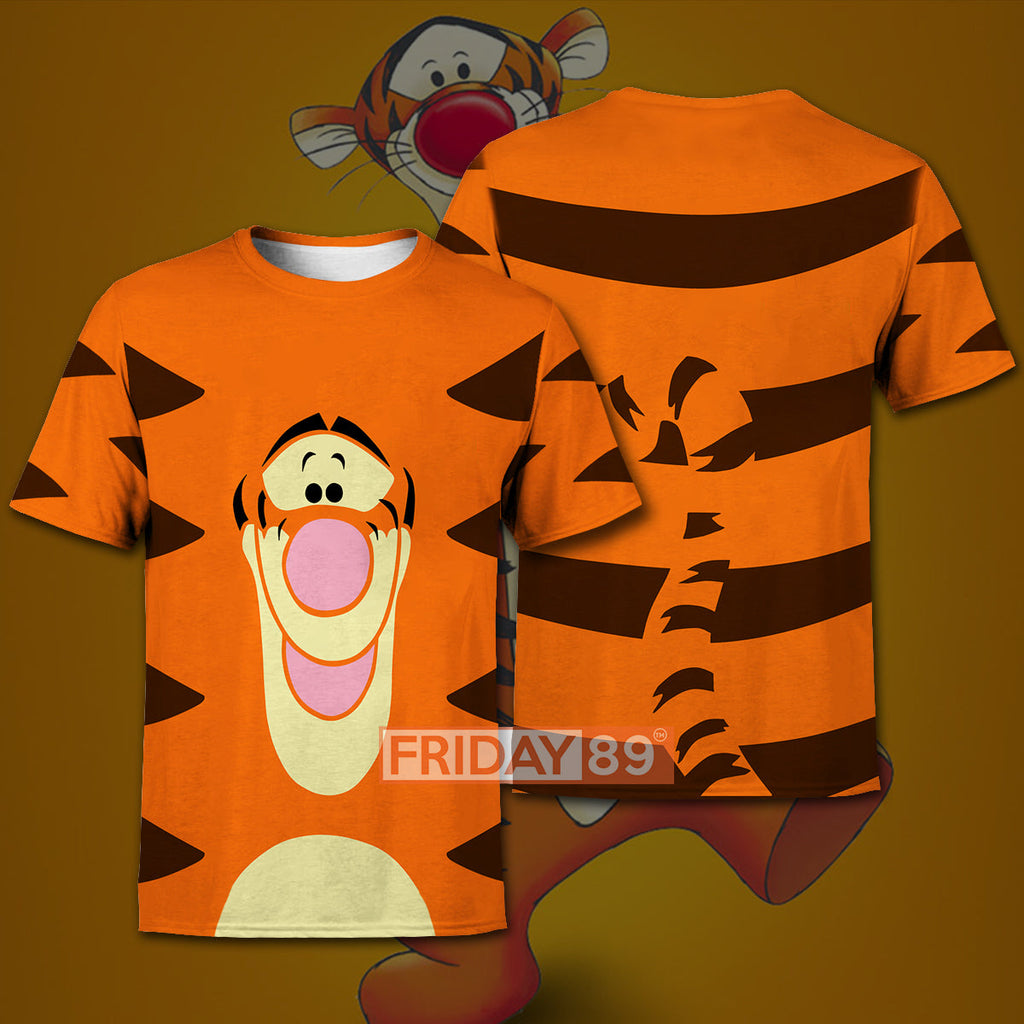 WTP T-shirt Tigger Winnie-the-pooh 3D Print T-shirt Cute High Quality DN Hoodie Sweater Tank