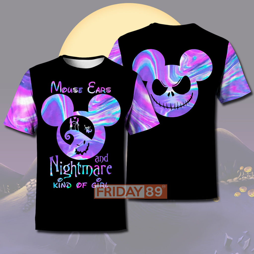 TNBC T-shirt Mouse Ears And Nightmare Kind Of Girl T-shirt DN Hoodie Sweater Tank