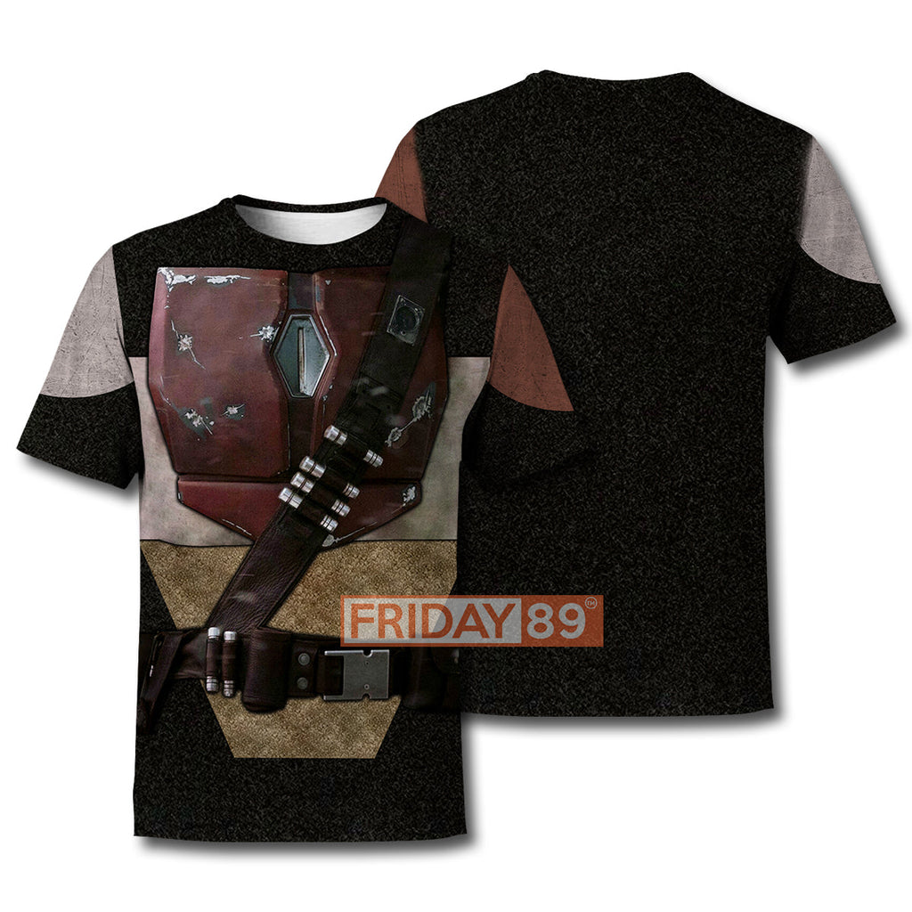  SW T-shirt The Mandalorian Cosplay Hoodie Mandalorian Costume Mandalorian T-shirt SW Hoodie Sweater Tank 2024