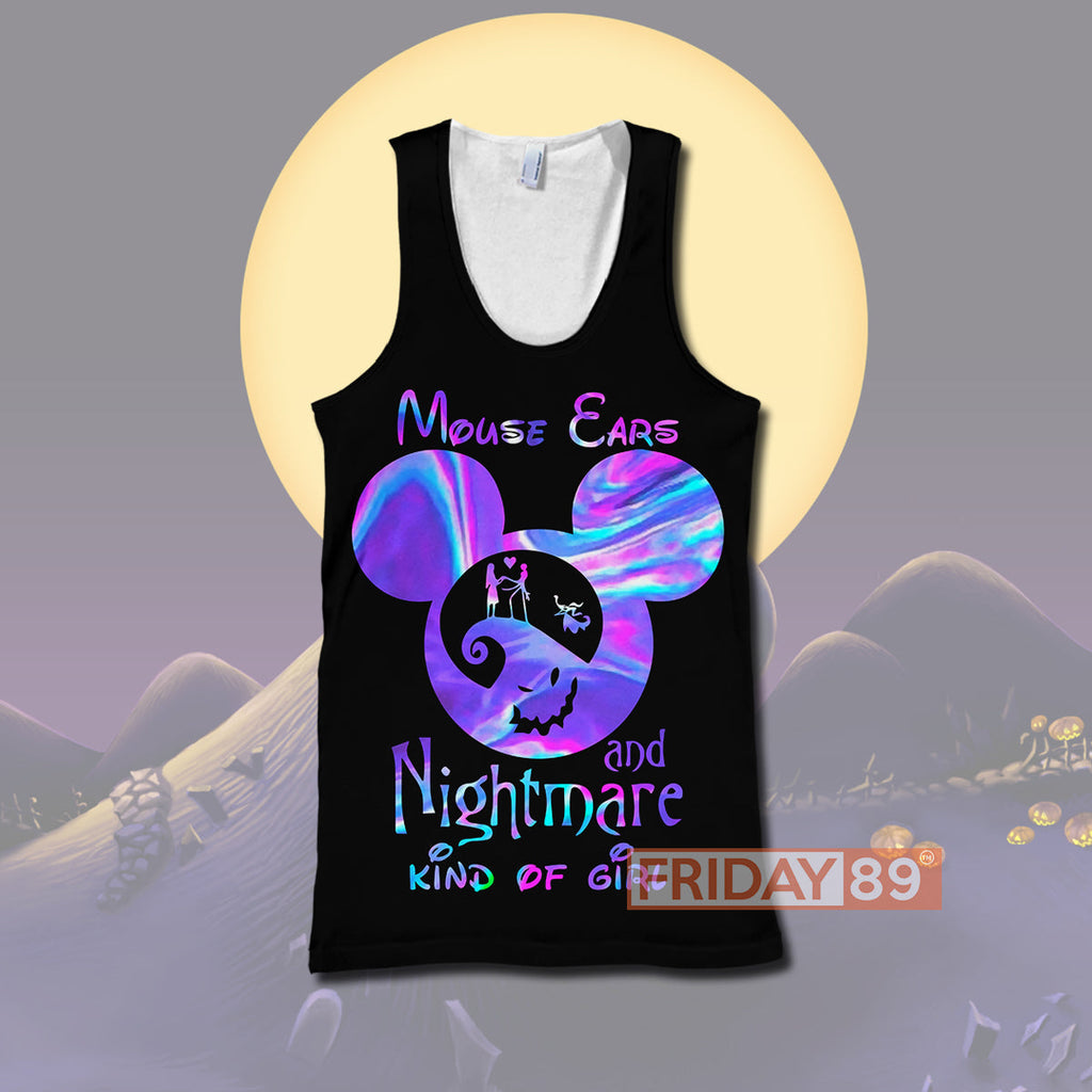 TNBC T-shirt Mouse Ears And Nightmare Kind Of Girl T-shirt DN Hoodie Sweater Tank