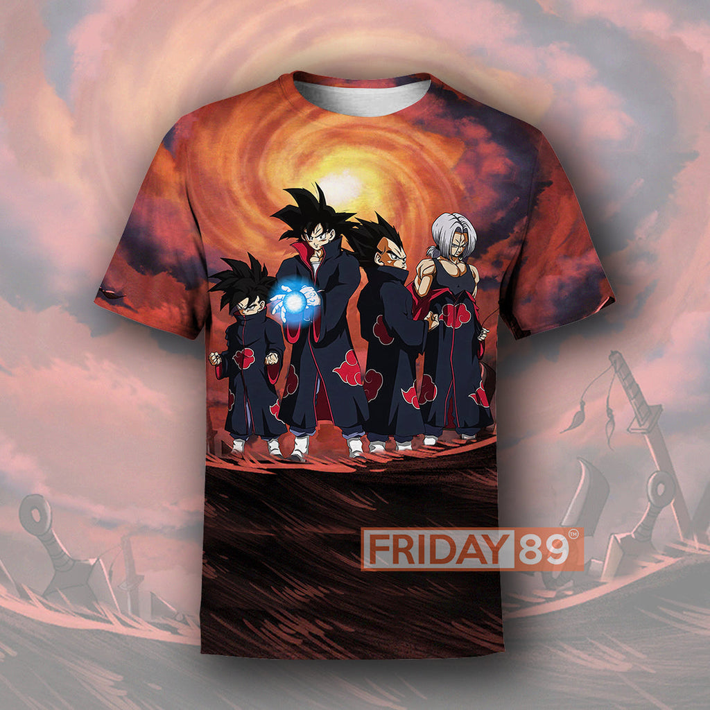  DB T-SHIRT DB SONGOKU VEGATA GOHAN TRUNKS AKATSUKI CLOUD T-SHIRT COOL DB HOODIE SWEATER TANK 