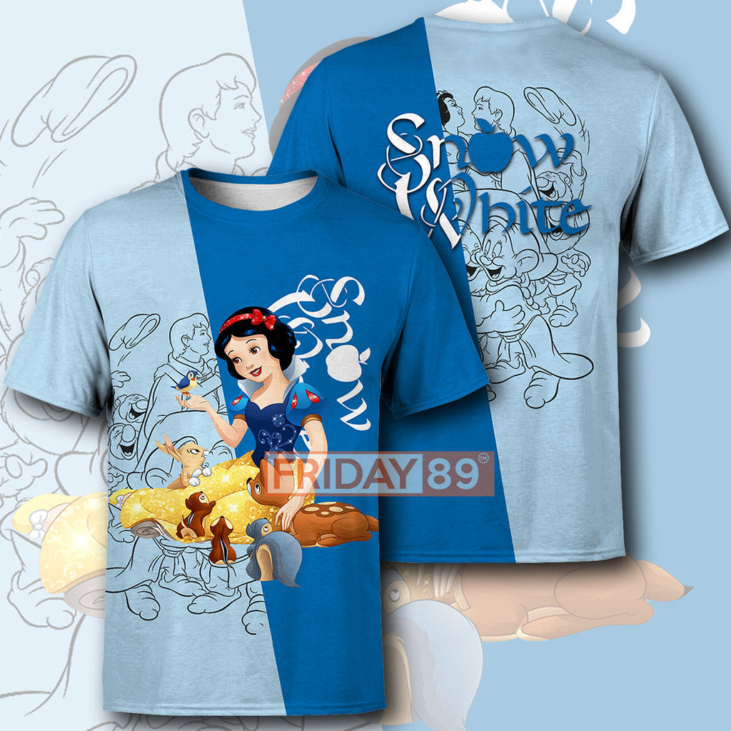 Snow White T-shirt Princess Snow White and The Seven Dwarfs T-shirt Amazing DN Hoodie Sweater Tank