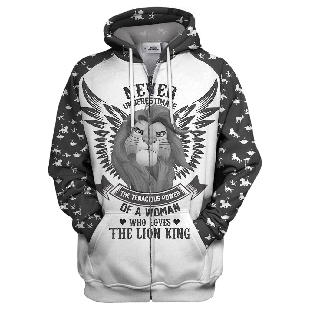 LK T-shirt Never Underestimate Lion King T-shirt Awesome DN Hoodie Sweater Tank