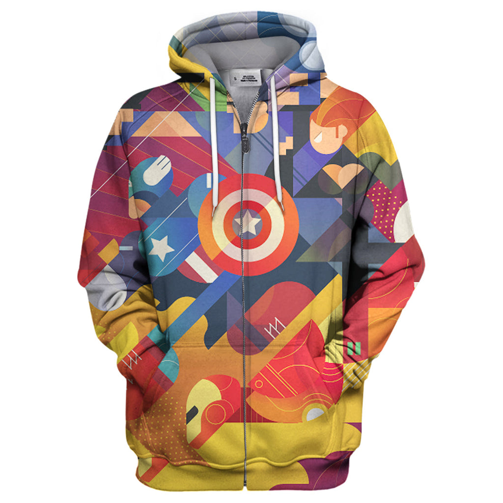  MV Avengers Hoodie Super Avengers 3D Print T-shirt Awesome MV Avengers Shirt Sweater Tank 2023