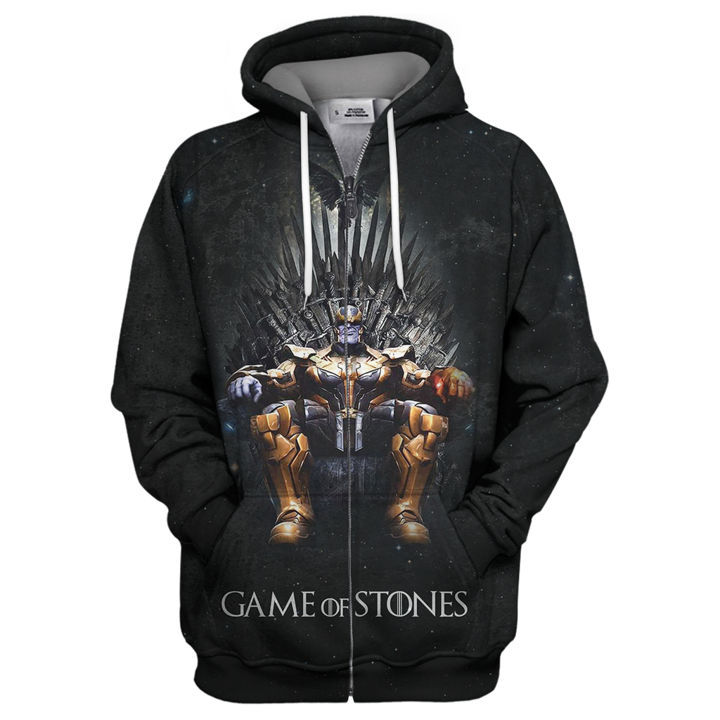  MV TN Hoodie Thanos - Game Of Stones 3D Print T-shirt MV TN Shirt Sweater Tank 2023