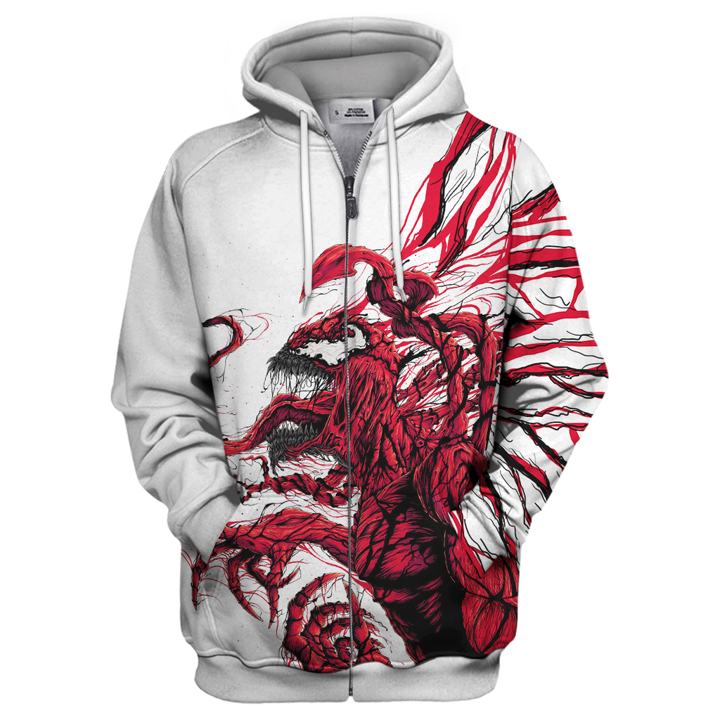  Carnage Venom Shirt Venom Carnage Tee Red White Hoodie MV Venom Hoodie Sweater Tank 2023
