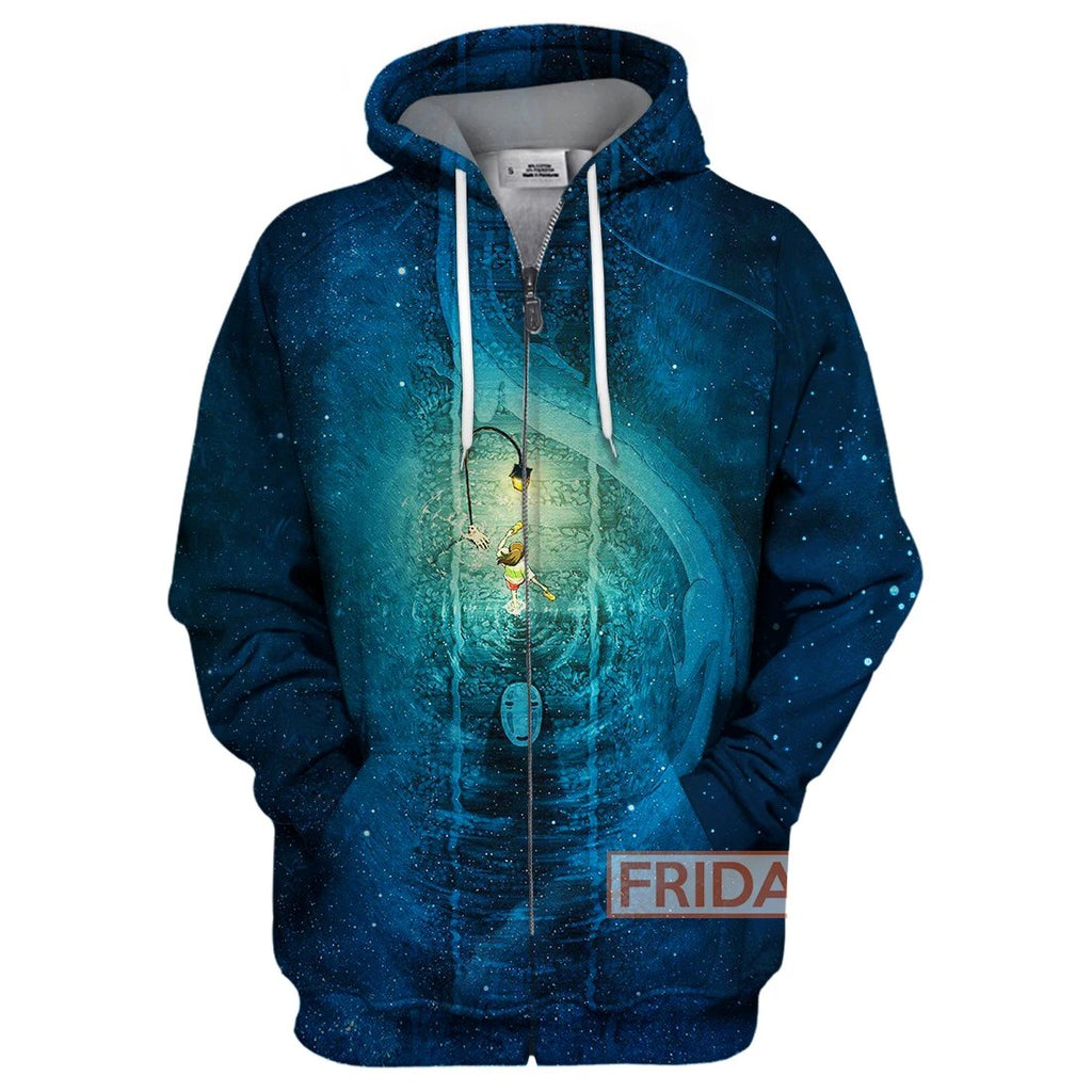  S.Ghibli Spirited Away Hoodie S.Ghibli Spirited Away No Face T-shirt Awesome S.Ghibli Shirt Sweater Tank 