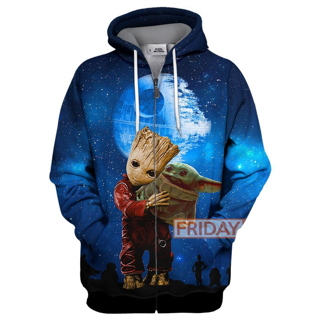  SW Groot T-shirt SW Groot And Baby Yoda All Over Print T-shirt Amazing SW Hoodie Sweater Tank 2026
