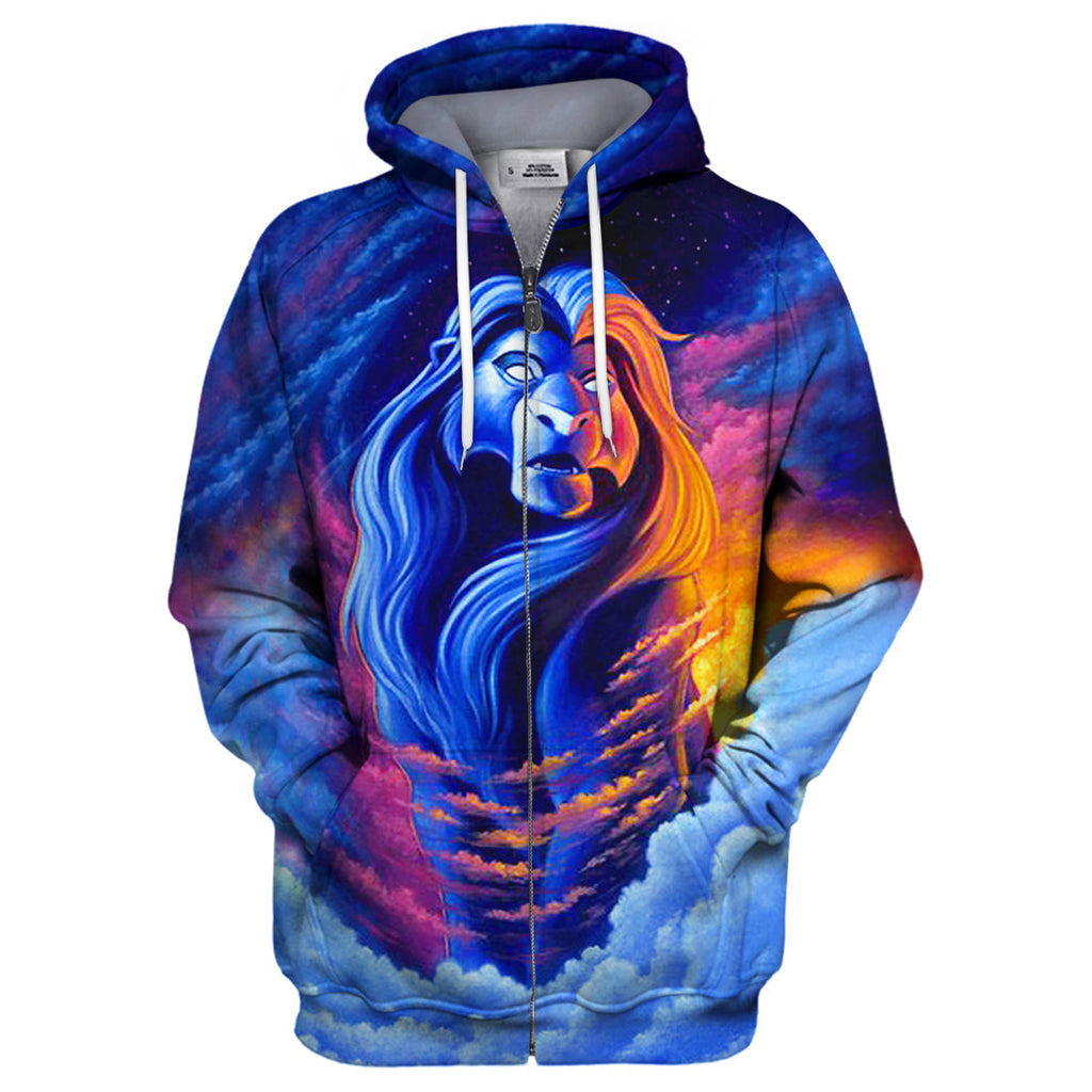 LK T-shirt 3D Print Lion Sky T-shirt Awesome DN Hoodie Sweater Tank