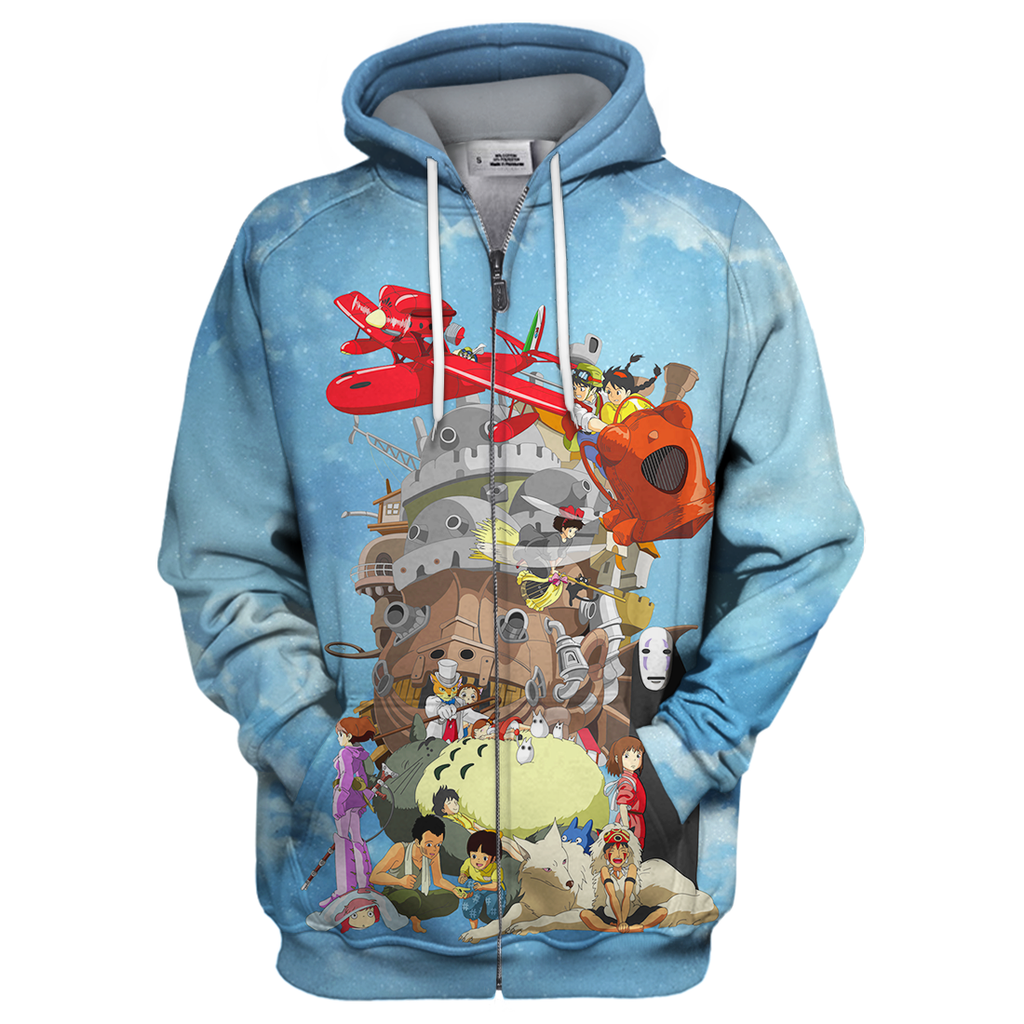  S.Ghibli Hoodie Studio S.Ghibli 3D print T-shirt Amazing S.Ghibli Shirt Sweater Tank 