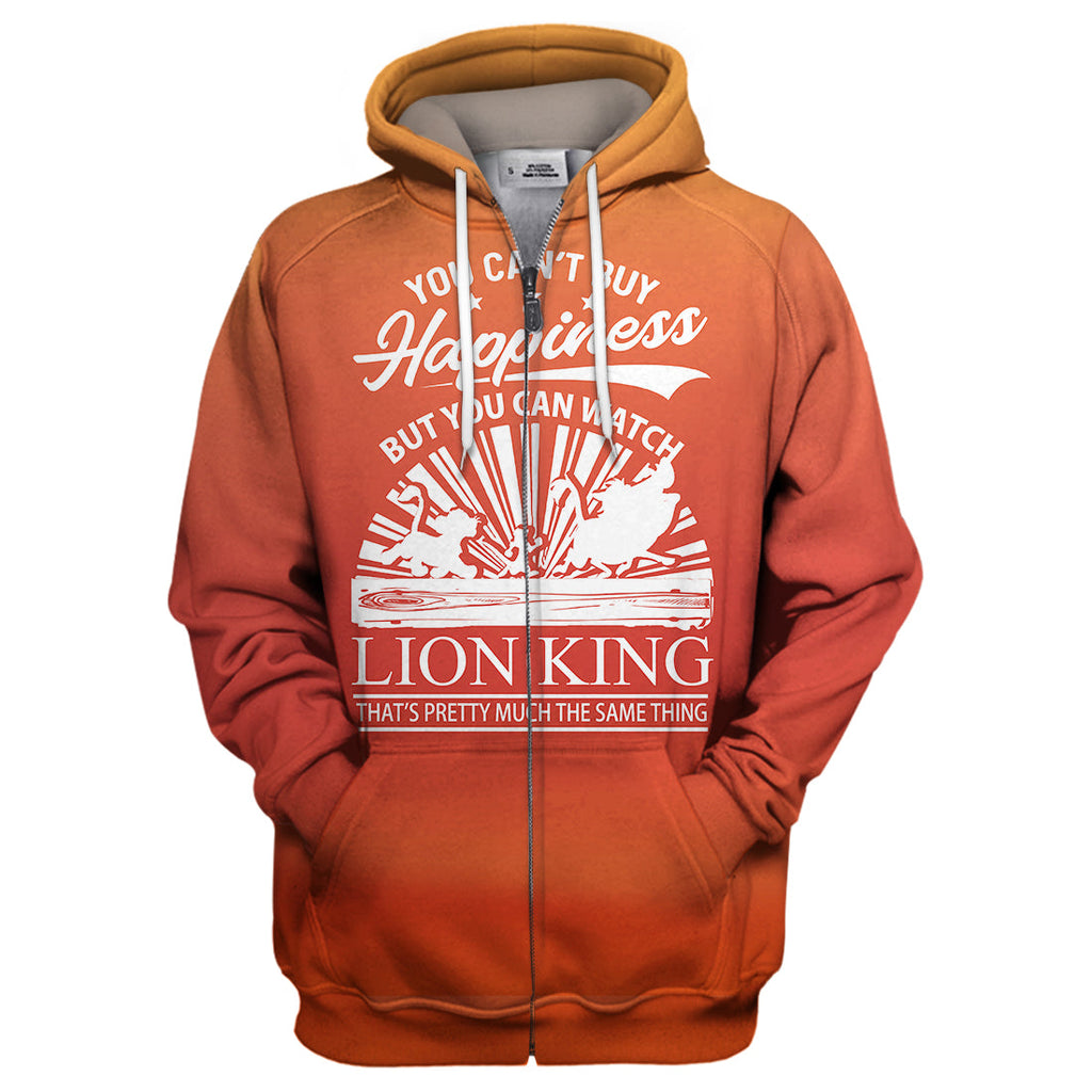 LK T-shirt You Can't Buy Happiness You Can Watch LK T-shirt DN Hoodie Sweater Tank