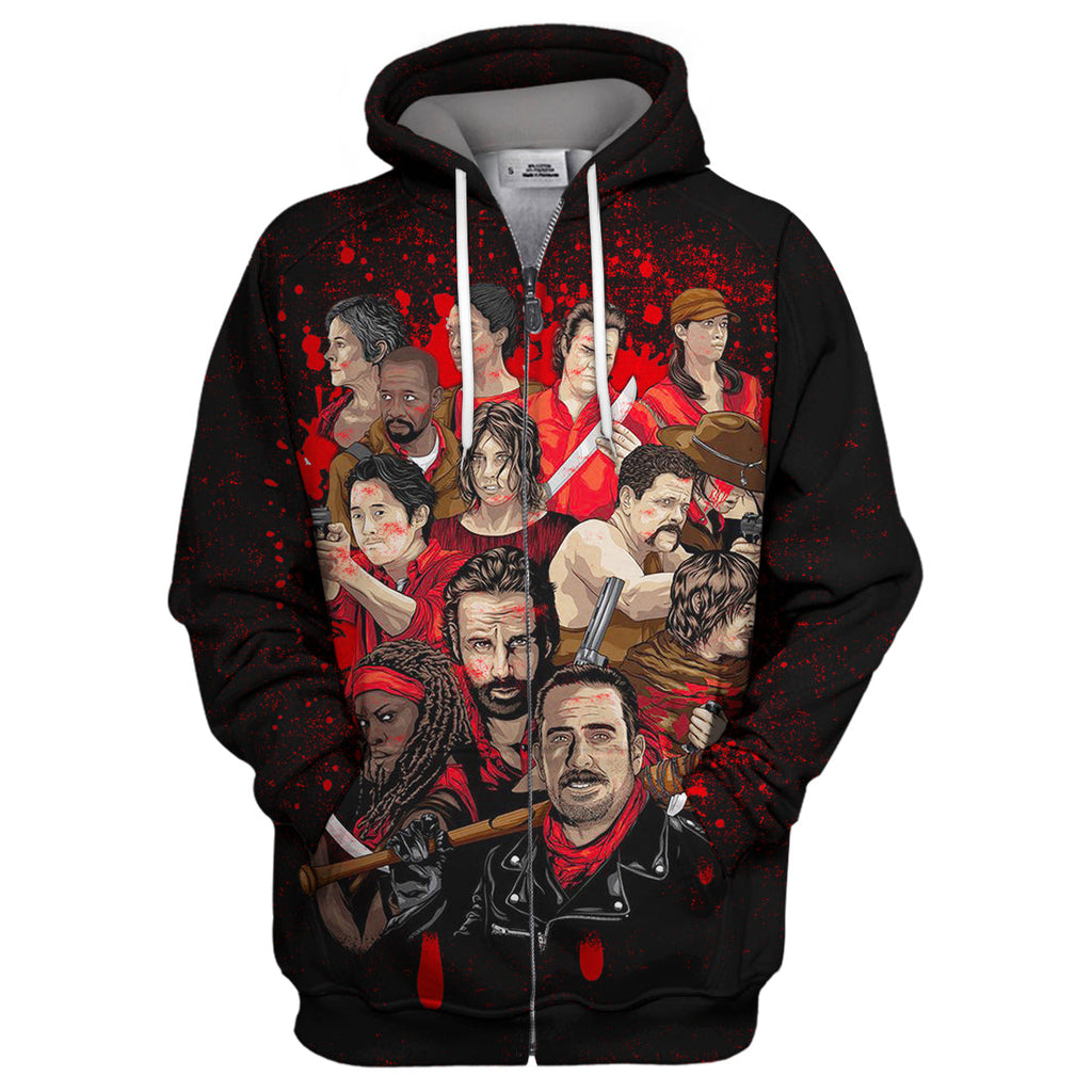  The Walking Dead Hoodie The WD Black 3D Print T-shirt Awesome The Walking Dead Shirt Sweater Tank 2023
